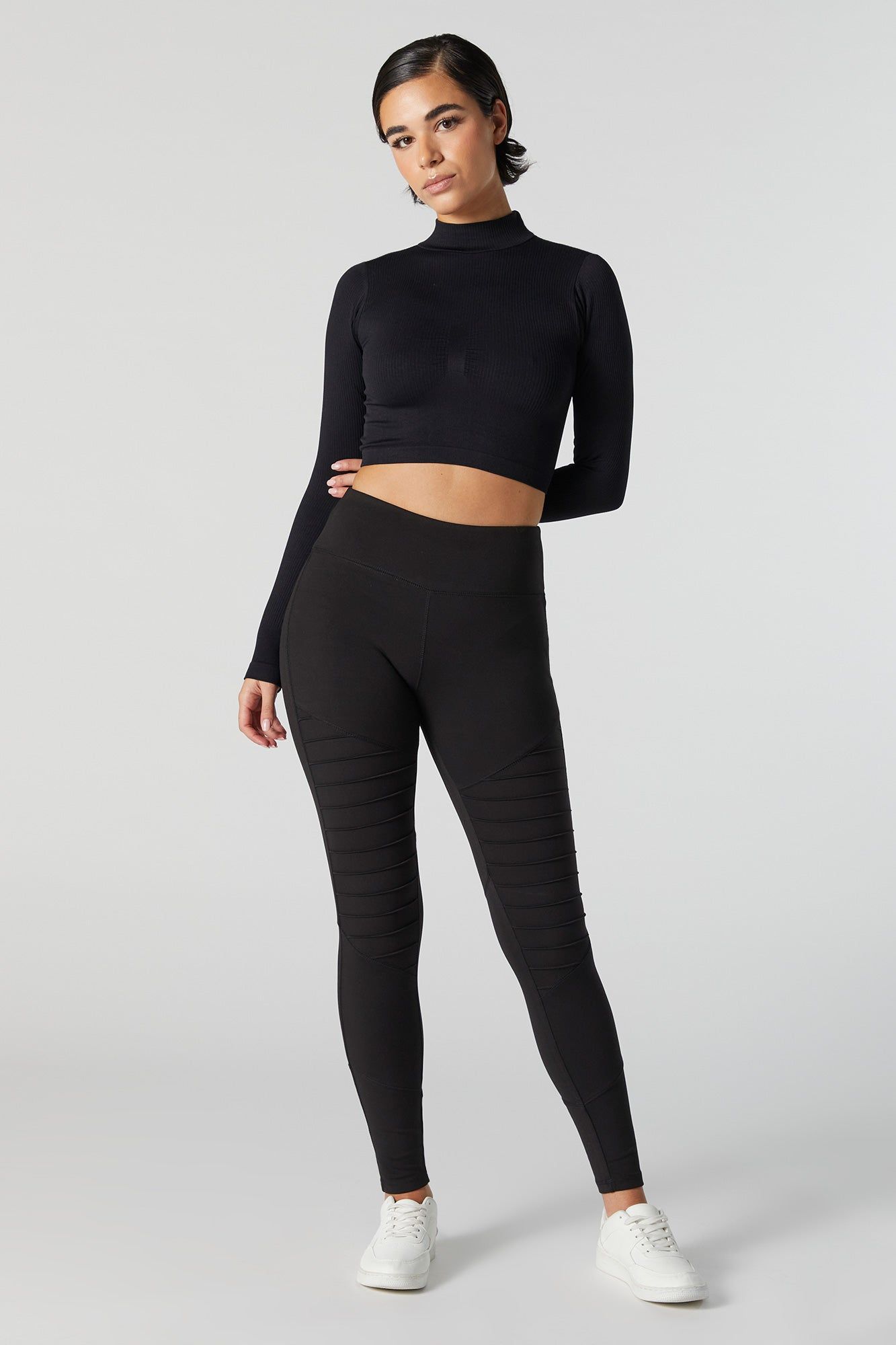 Legging de style moto à taille haute sold by Urban Planet product image thumbnail 4