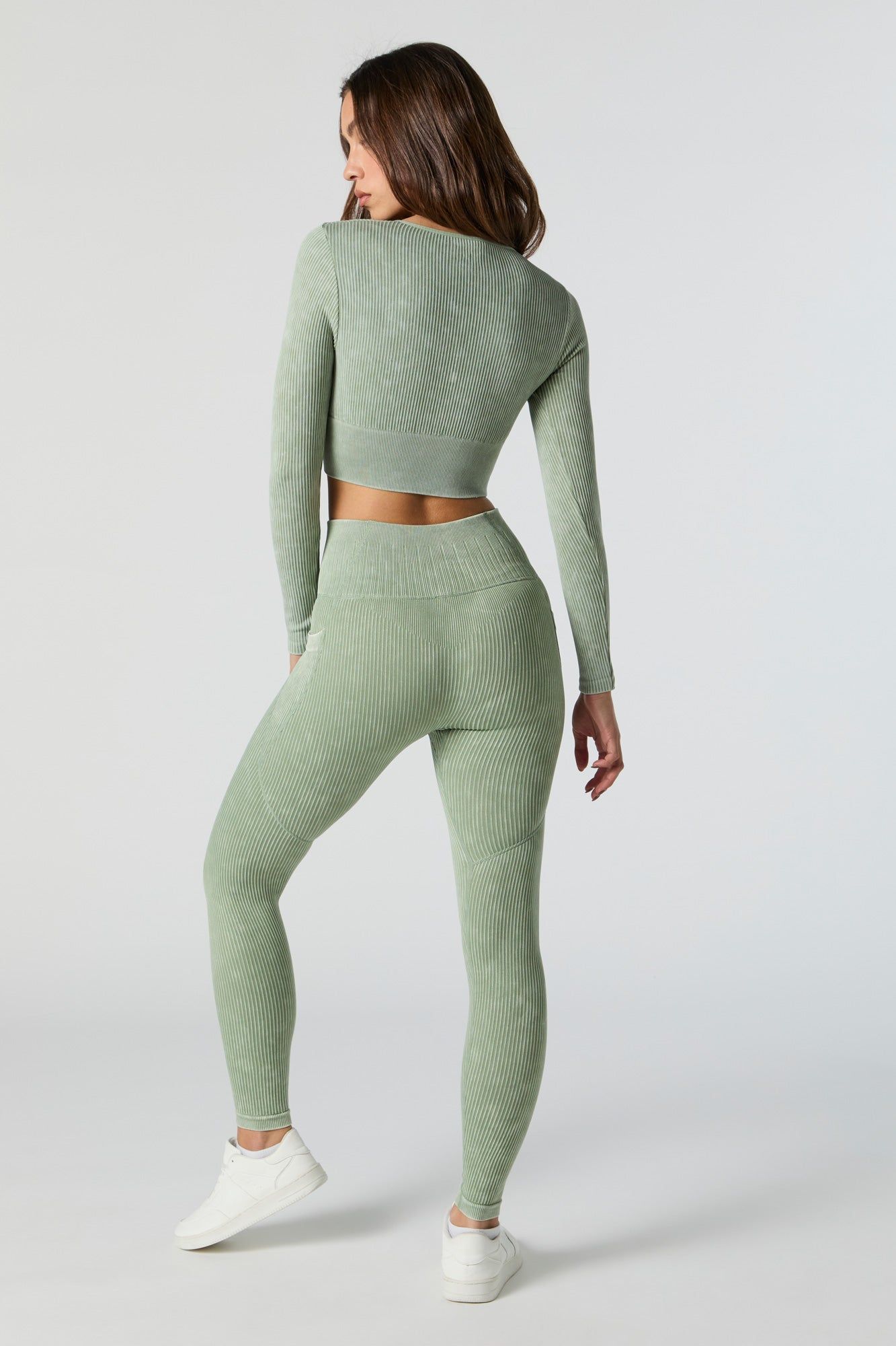 Legging Sommer Ray délavé sans couture à taille coulissante sold by Urban Planet product image thumbnail 3