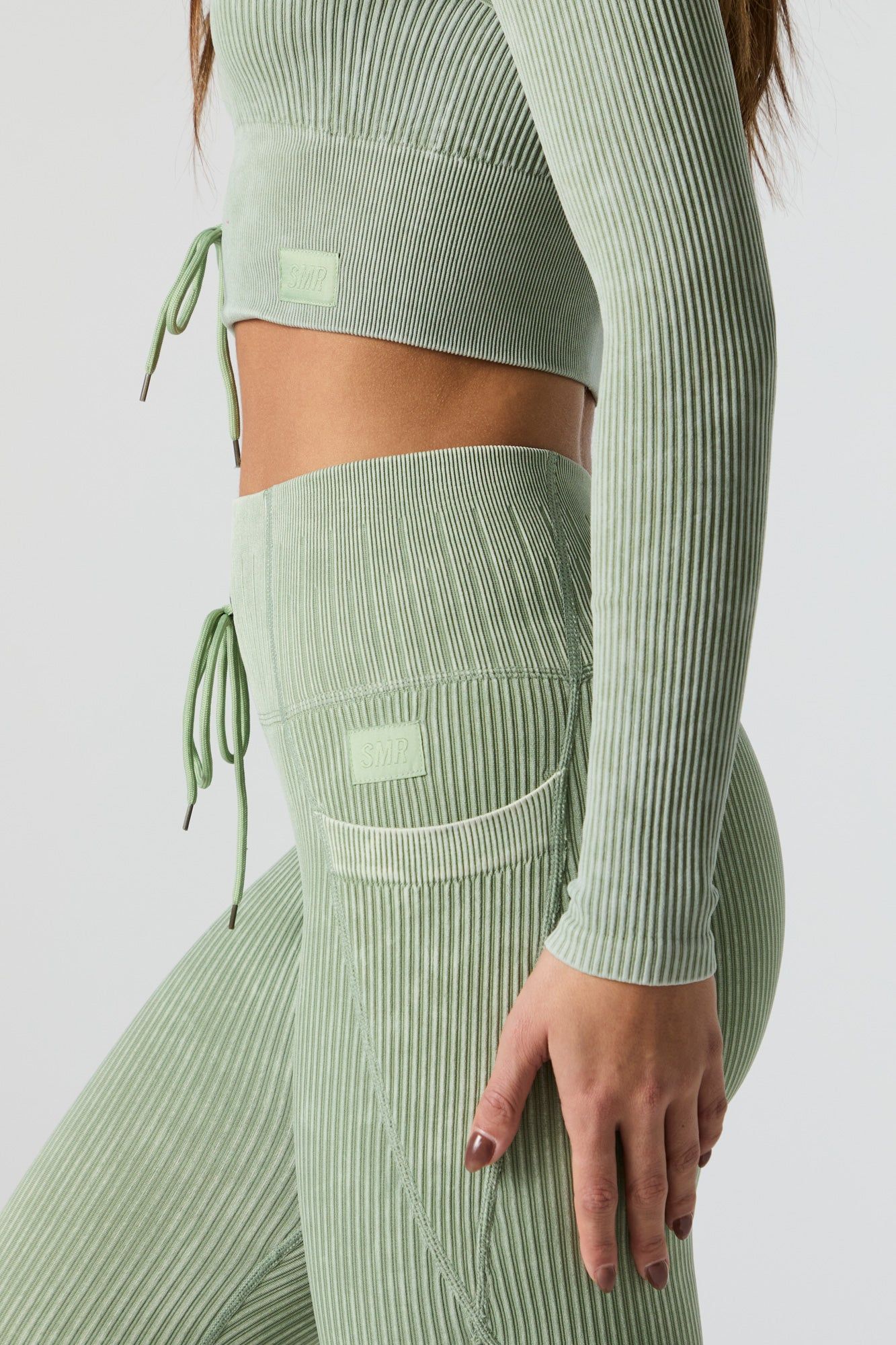 Legging Sommer Ray délavé sans couture à taille coulissante sold by Urban Planet product image thumbnail 5