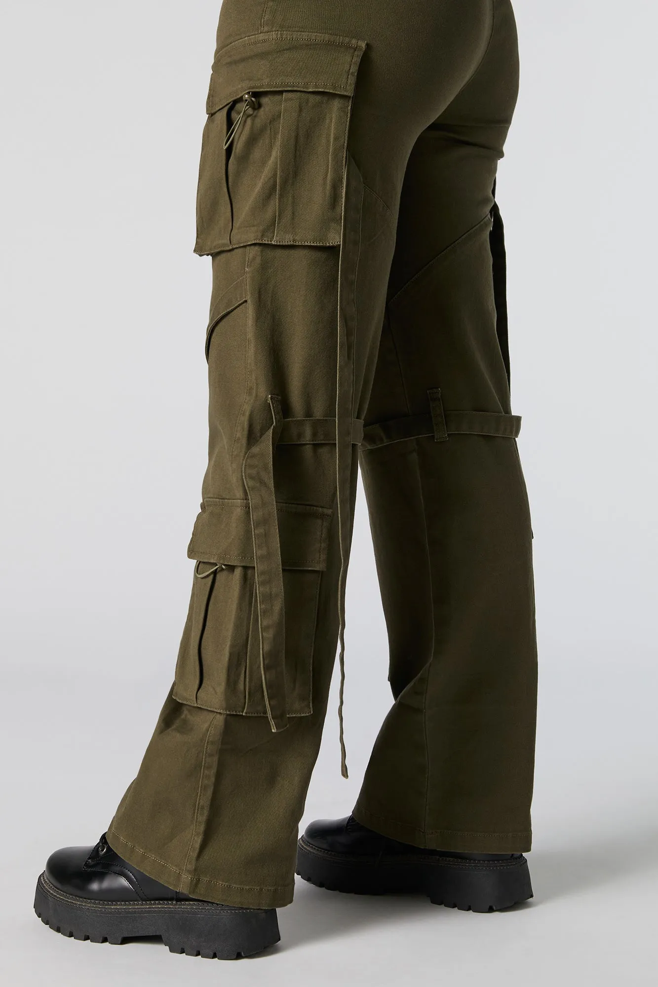 Straight Leg Utility Cargo Pant sold by Urban Planet product image thumbnail 4