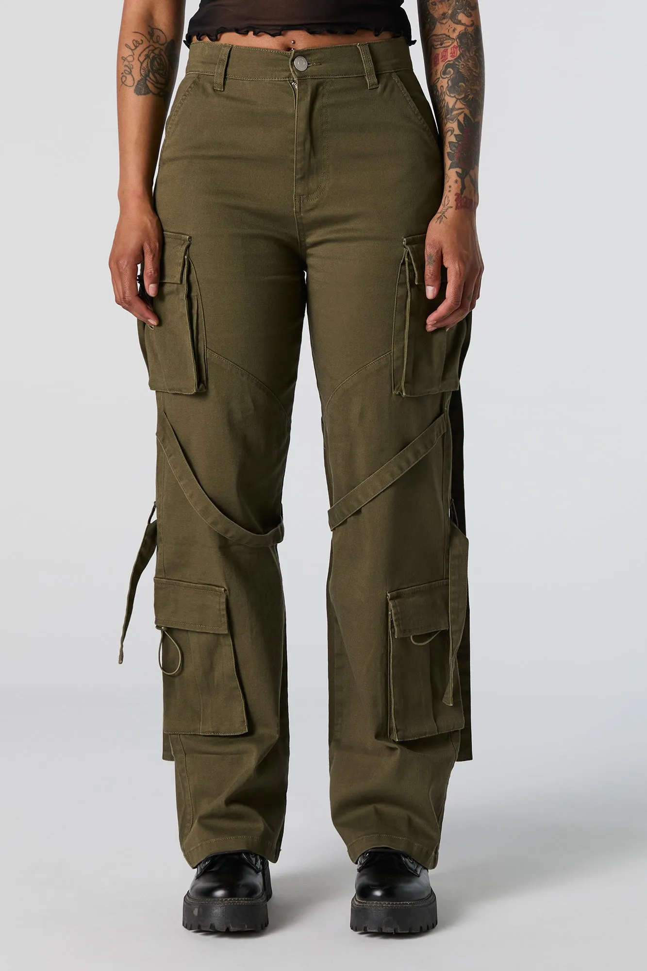 Straight Leg Utility Cargo Pant sold by Urban Planet product image thumbnail 2