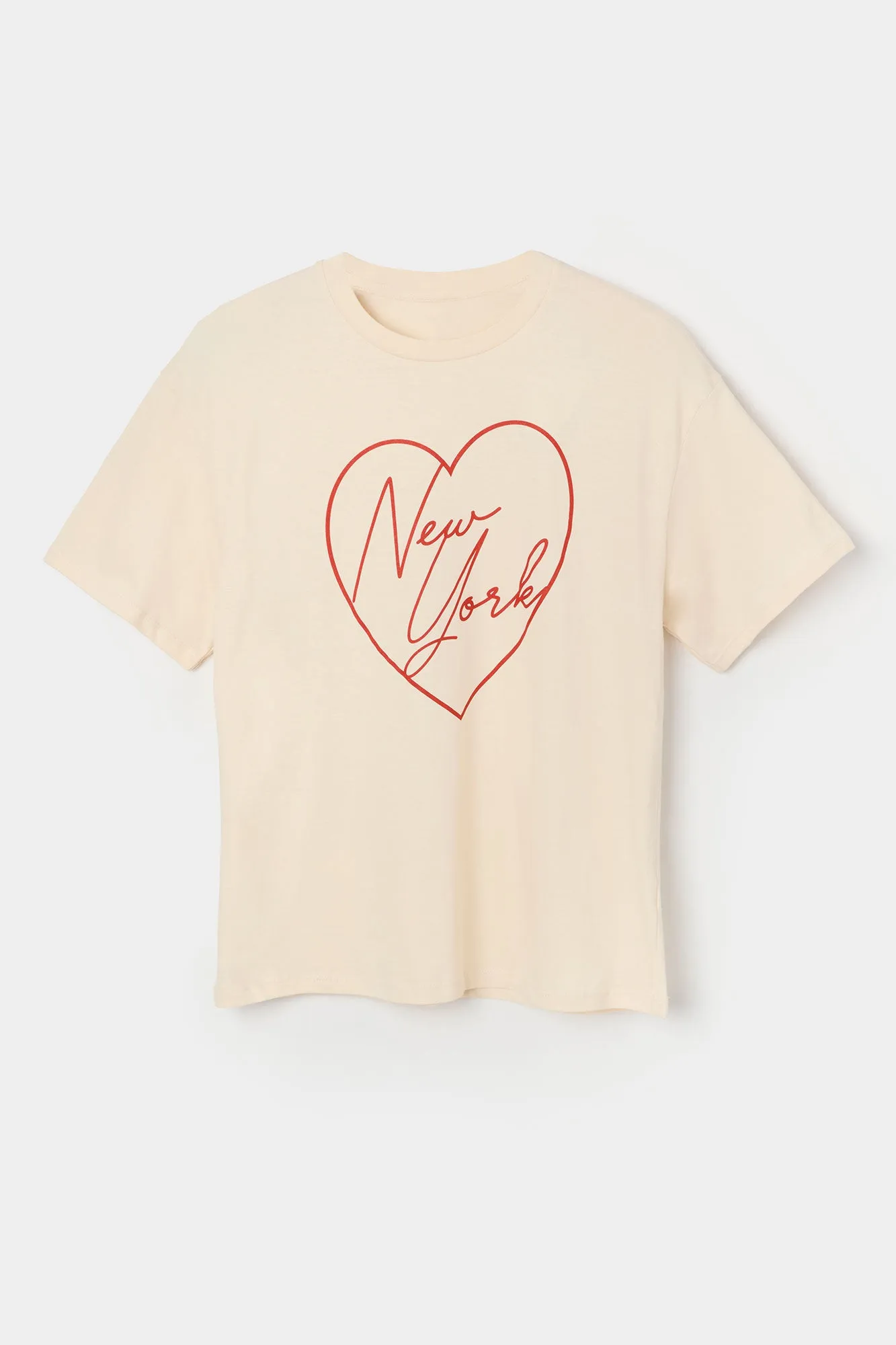 New York Graphic Boyfriend T-Shirt sold by Urban Planet product image thumbnail 4