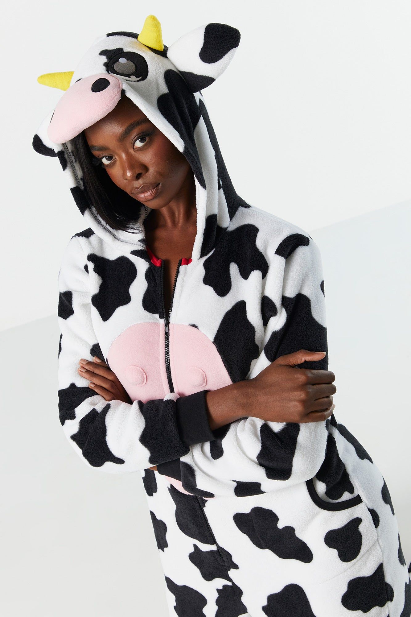 Maillot pelucheux à imprimé de vache sold by Urban Planet product image thumbnail 3