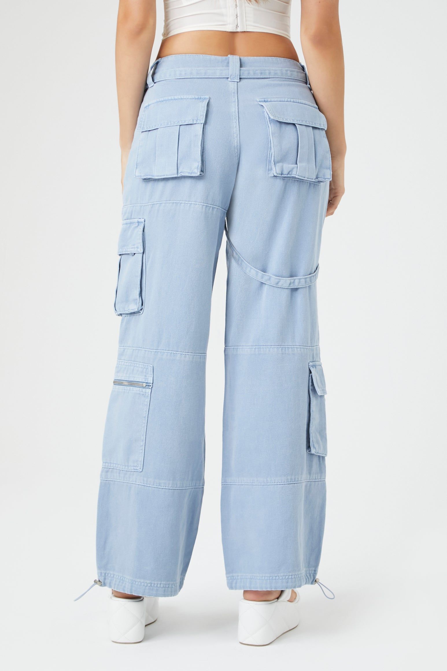 Zipper Pouch Wide Leg Cargo Jean sold by Urban Planet product image thumbnail 5