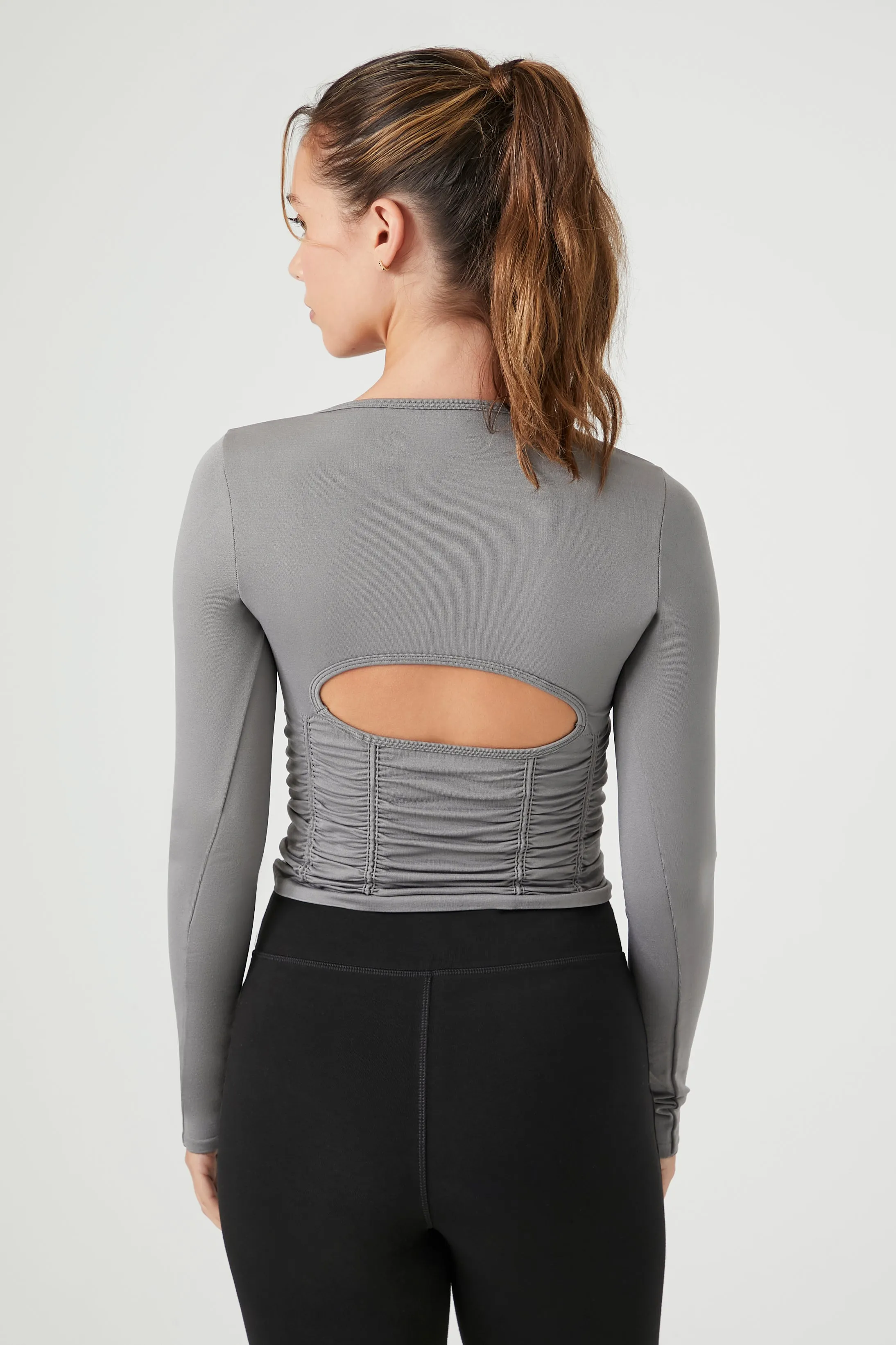 Haut Active ruché sans couture à manches longues sold by Urban Planet product image thumbnail 3