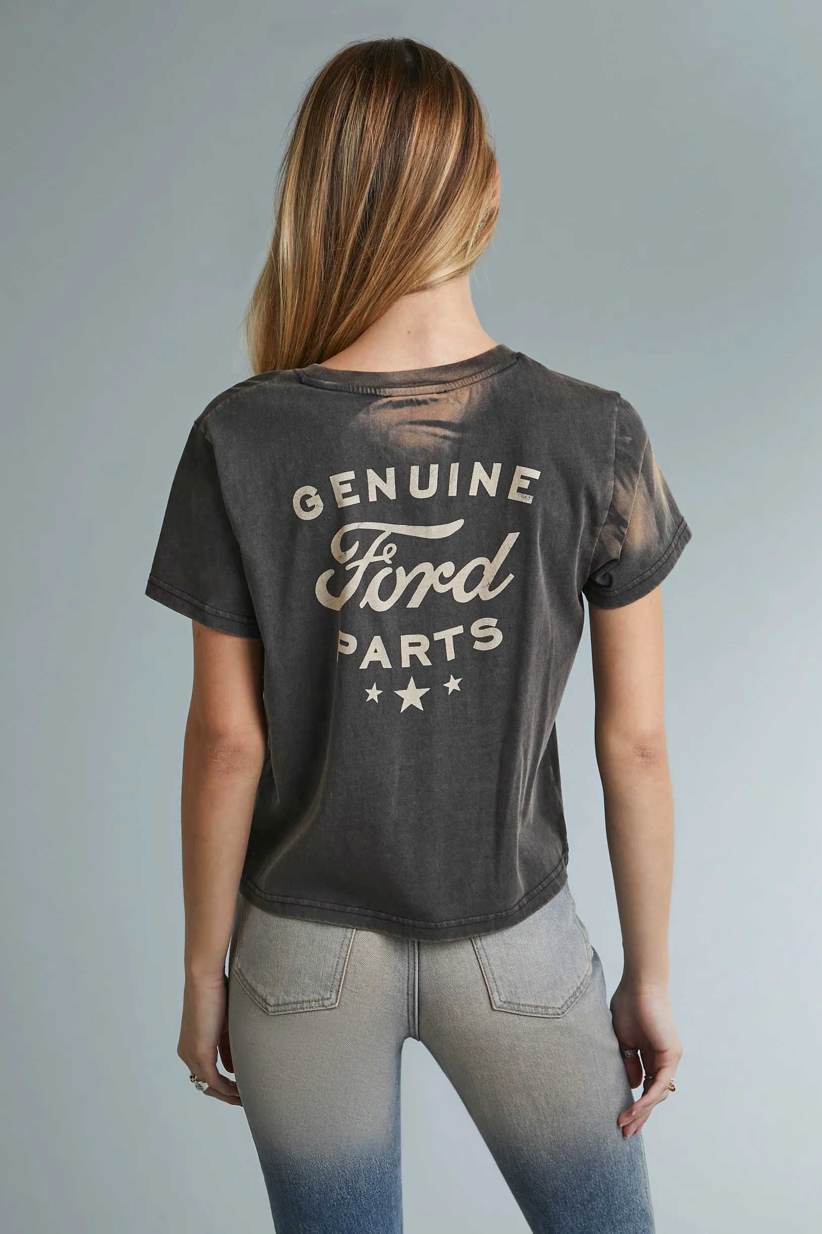 Ford Mustang Graphic Bleach Dye T-Shirt sold by Urban Planet product image thumbnail 3