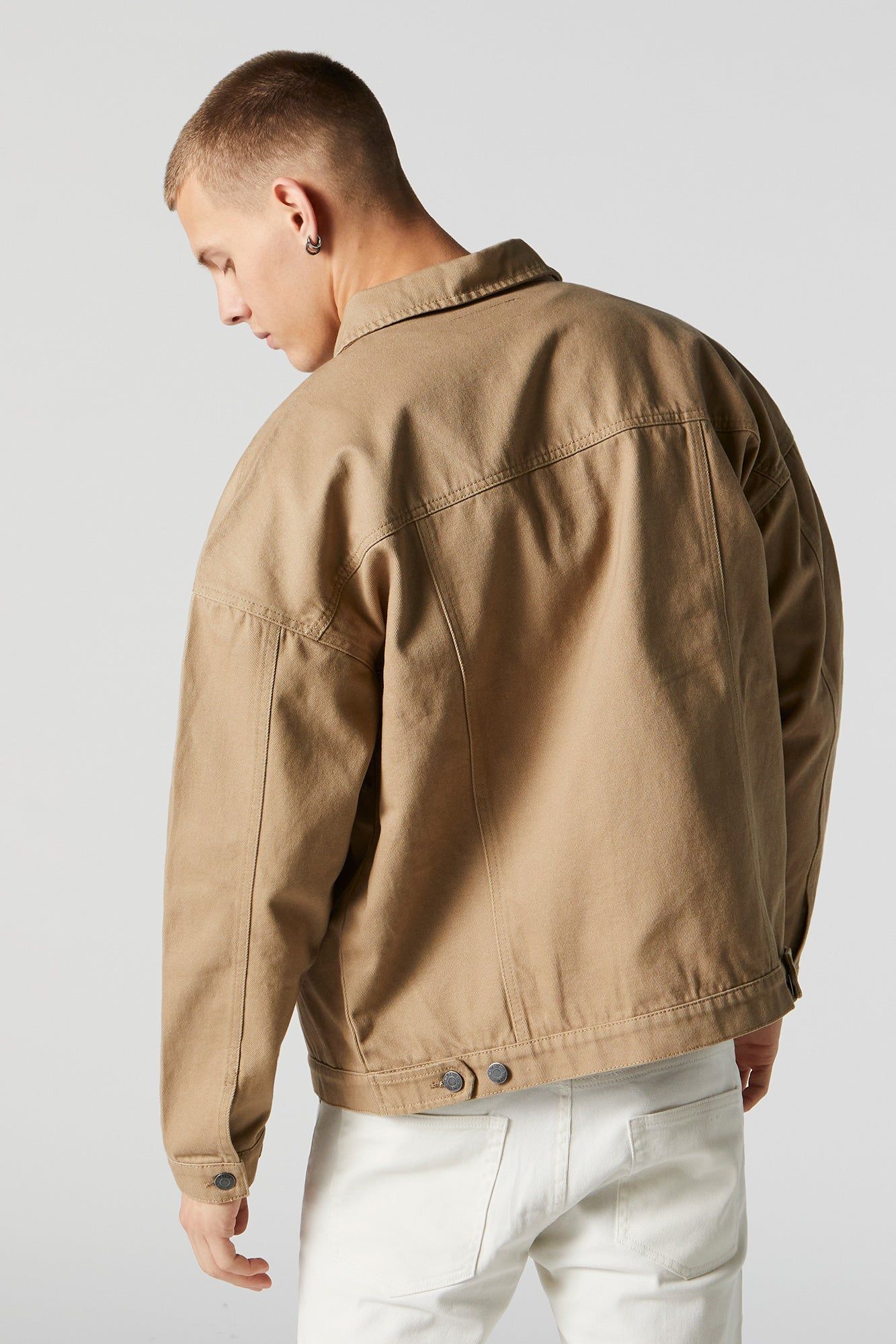 Hooded Denim Jacket sold by Urban Planet product image thumbnail 5