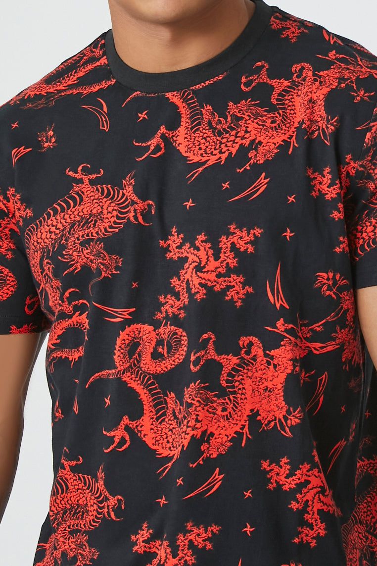 T-shirt ras du cou à imprimé Dragon sold by Urban Planet product image thumbnail 5