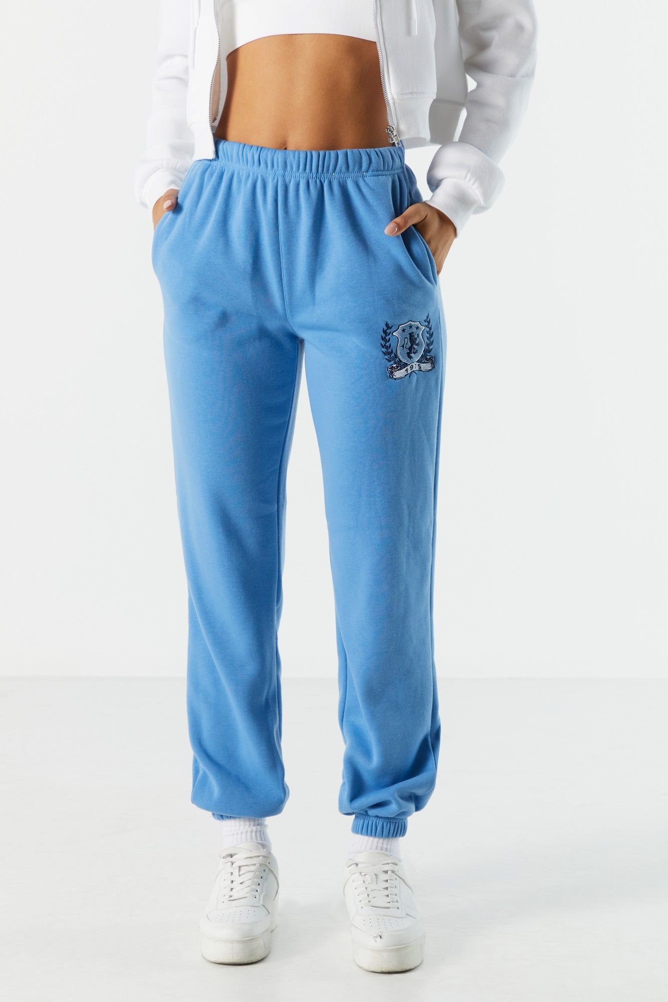 1975 Embroidered Fleece Jogger sold by Urban Planet product image thumbnail 3
