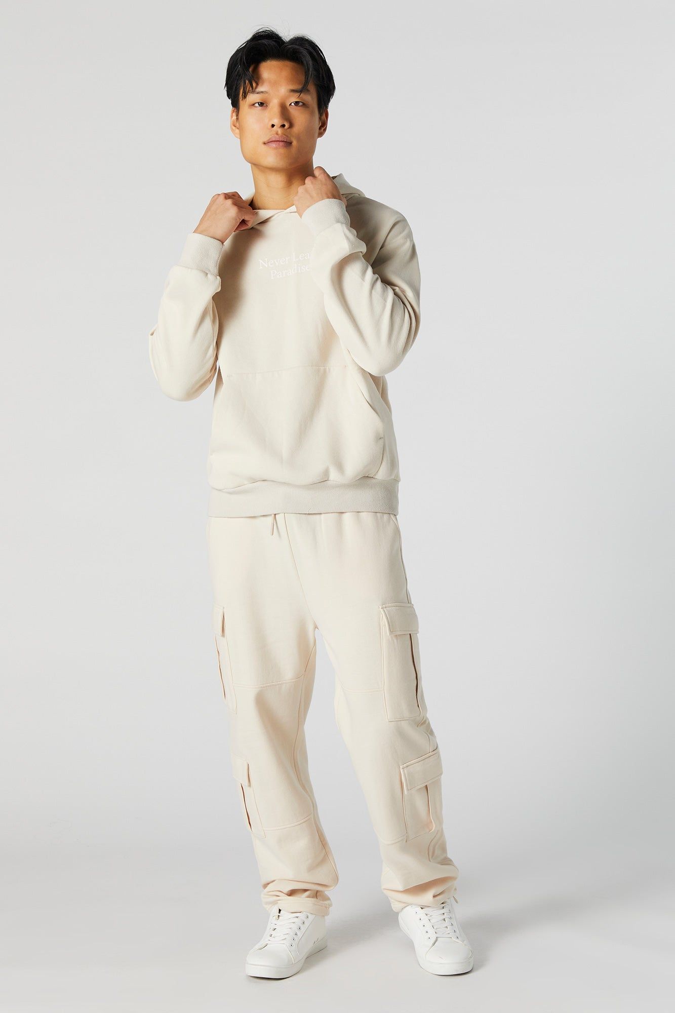 Never Leave Paradise Graphic Fleece Hoodie sold by Urban Planet product image thumbnail 4