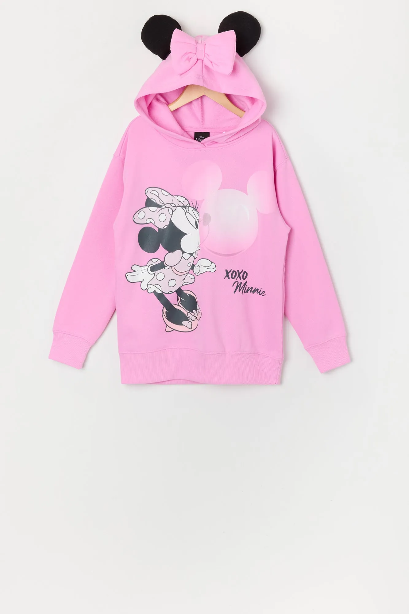 Girls Minnie Mouse 3D Fleece Hoodie sold by Urban Planet