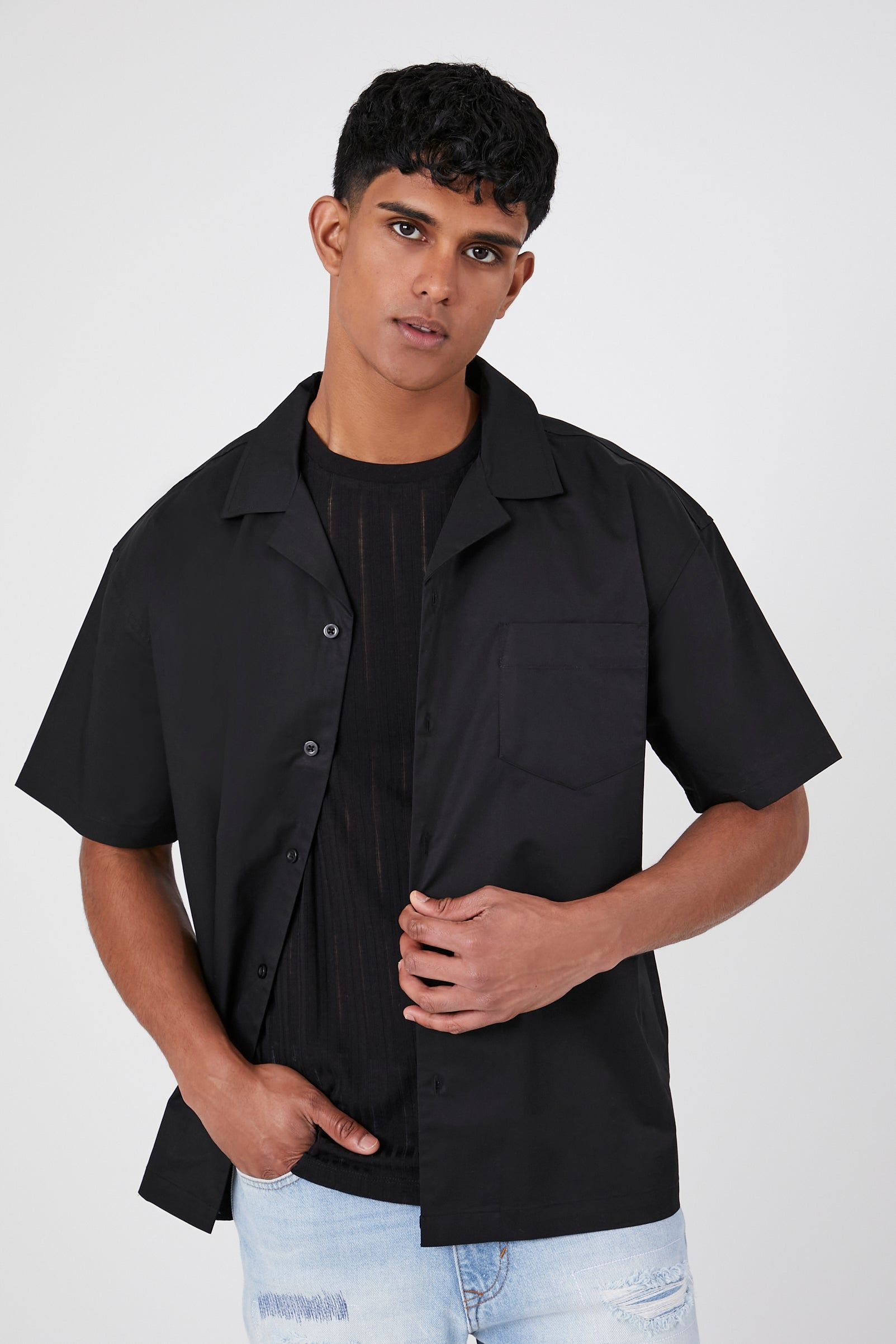 Poplin Button-Up Top sold by Urban Planet product image thumbnail 6