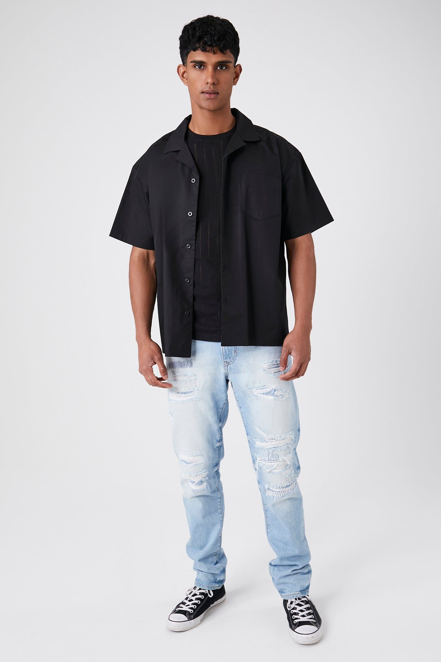 Poplin Button-Up Top sold by Urban Planet product image thumbnail 9