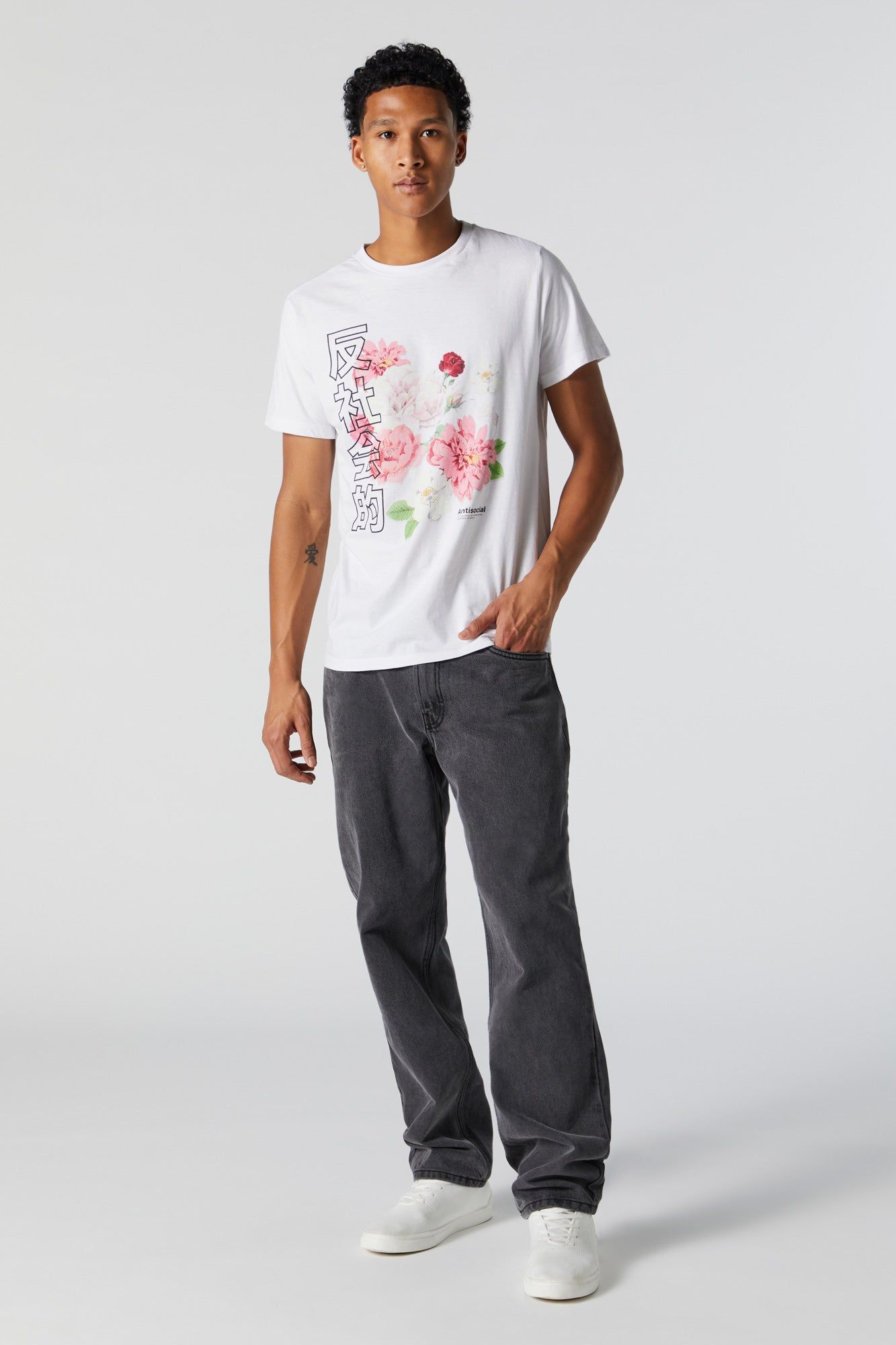Flower Graphic T-Shirt sold by Urban Planet product image thumbnail 4
