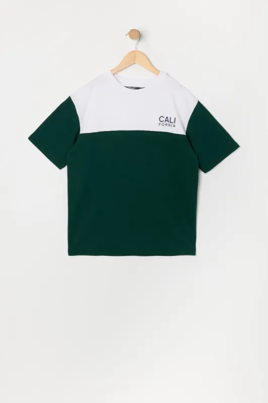 Boys California Graphic Colourblock T-Shirt made by Urban Planet
