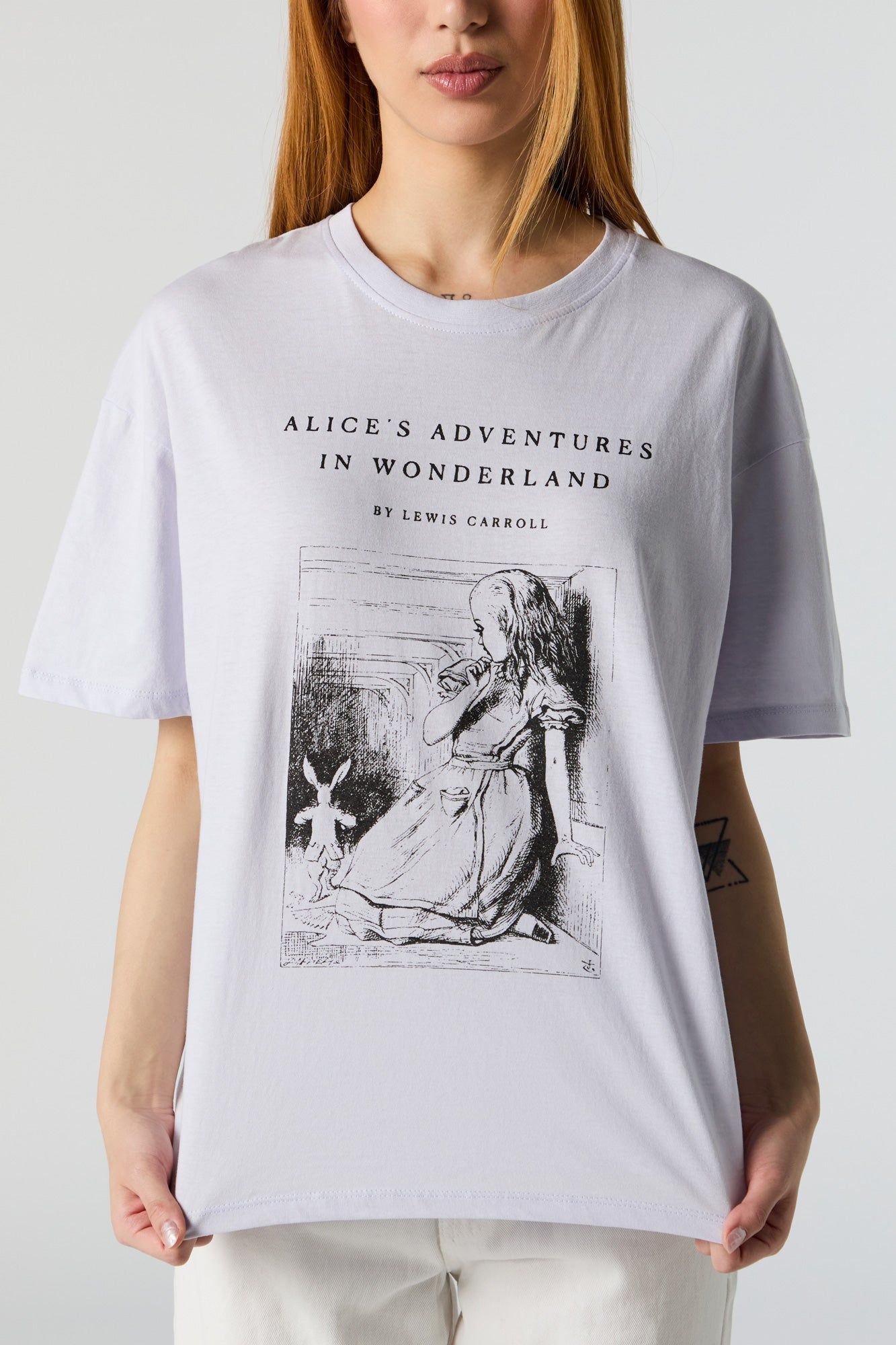 Alice's Adventures Graphic Boyfriend T-Shirt sold by Urban Planet