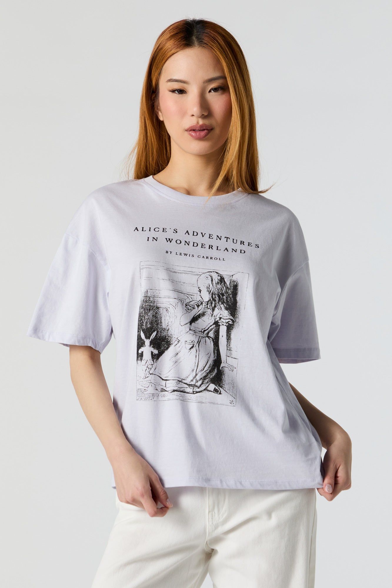 Alice's Adventures Graphic Boyfriend T-Shirt sold by Urban Planet product image thumbnail 2