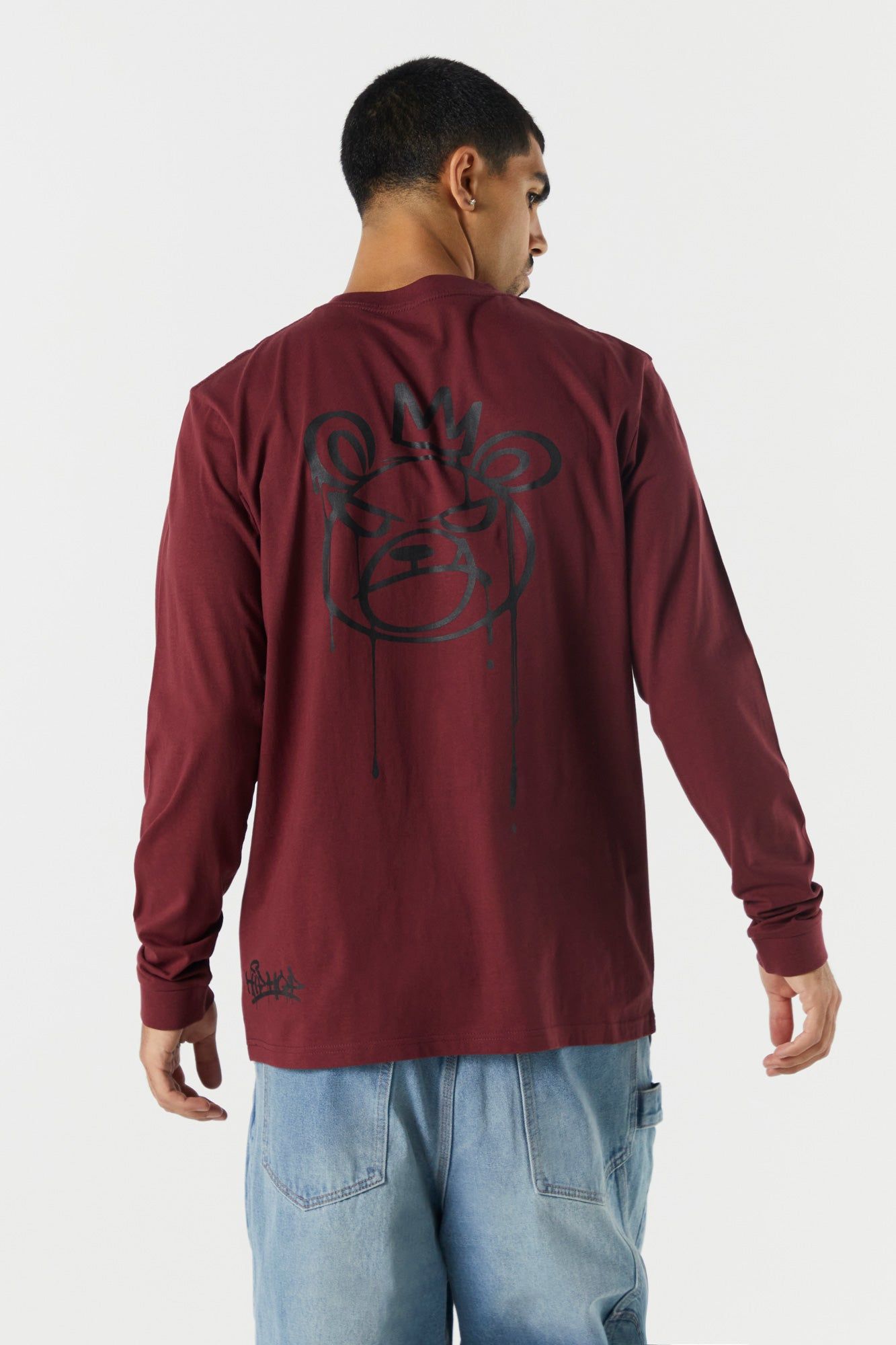 Haut à manches longues avec imprimé Crown sold by Urban Planet product image thumbnail 2