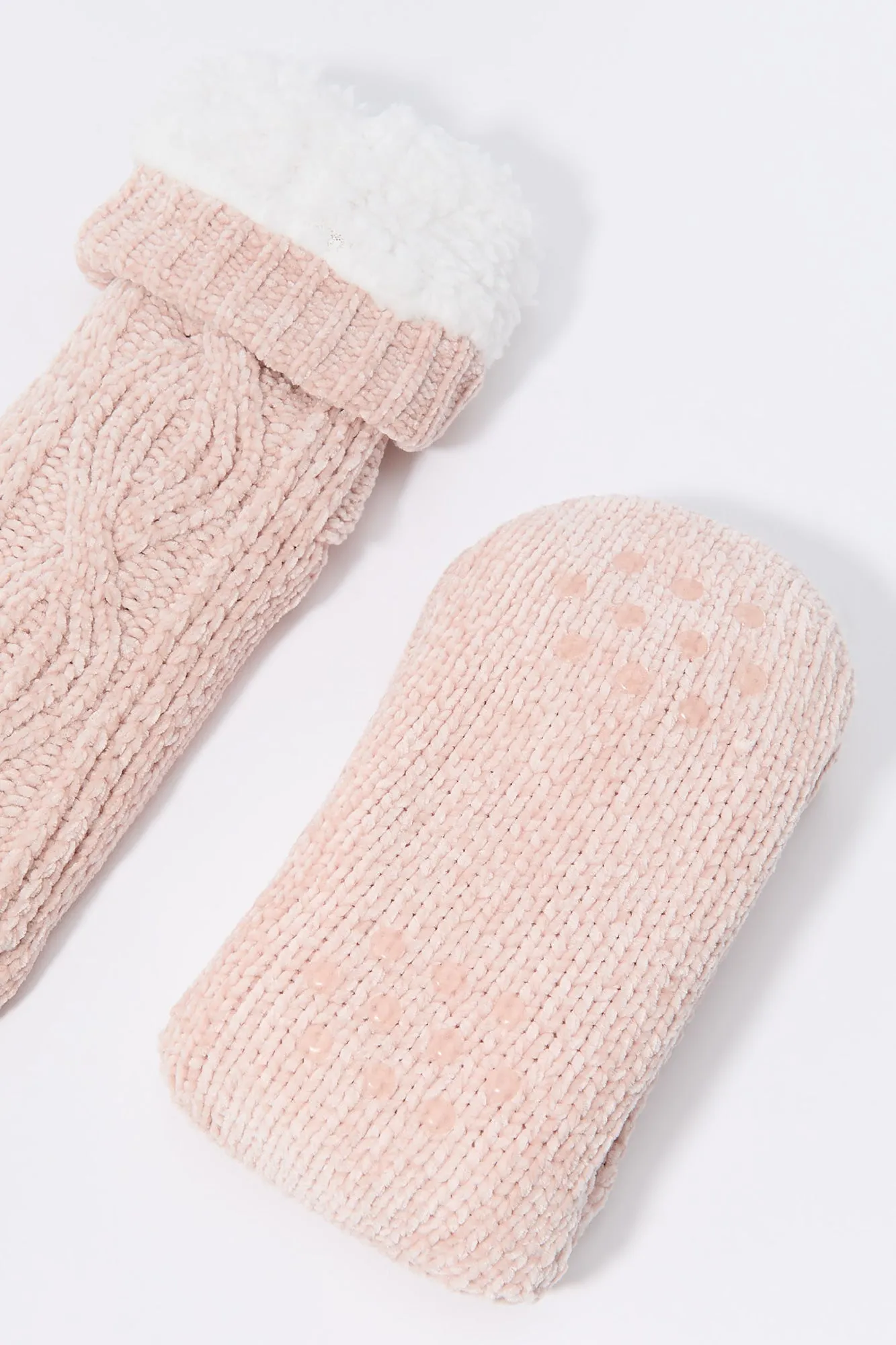 Cable Knit Sock Slippers sold by Urban Planet product image thumbnail 2