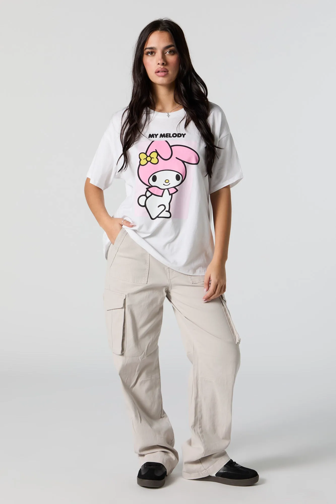 My Melody Graphic Boyfriend T-Shirt sold by Urban Planet product image thumbnail 3