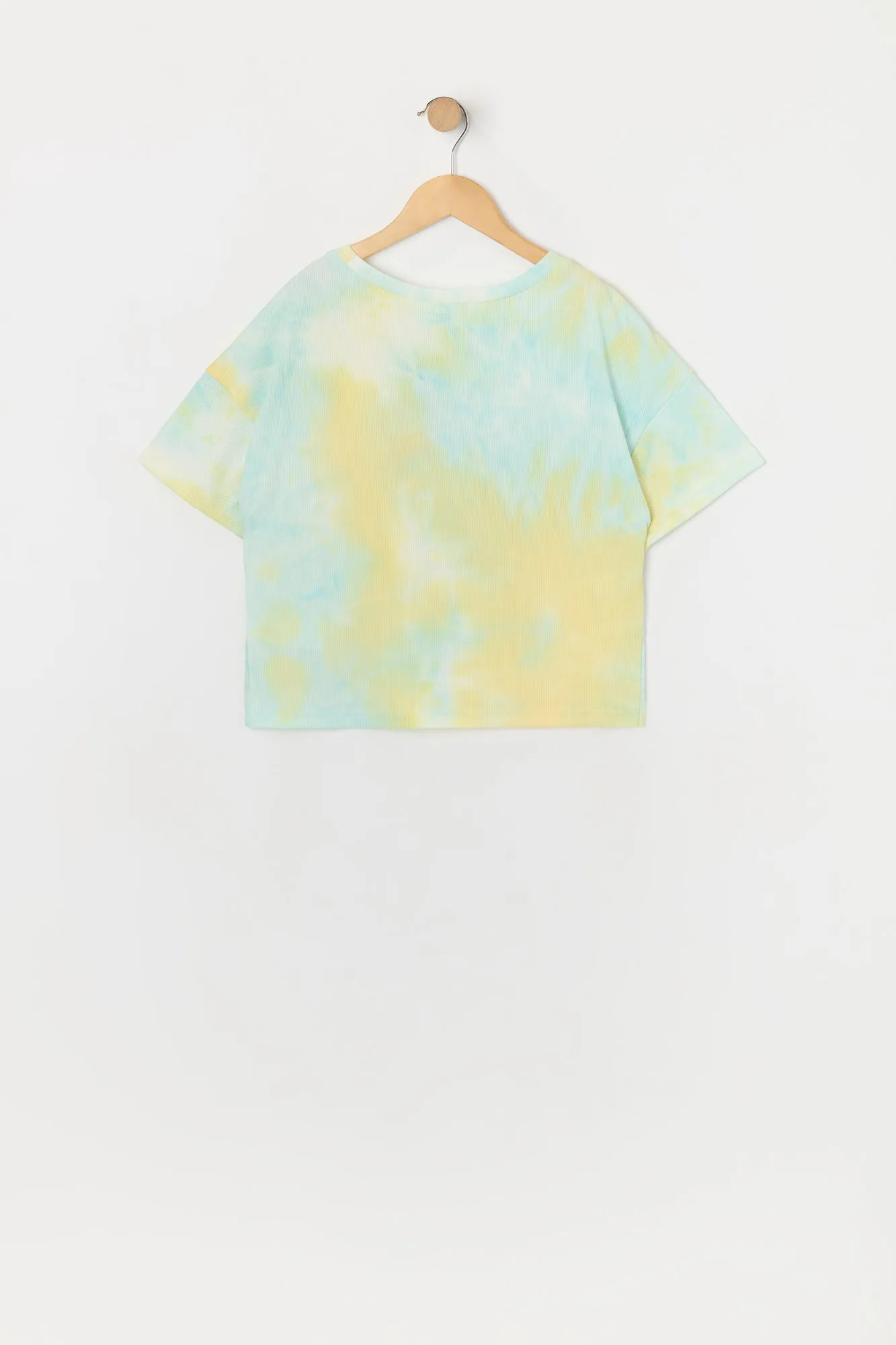 Girls Tie Dye Front Twist T-Shirt sold by Urban Planet product image thumbnail 2