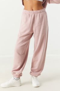 Coloured Fleece Boyfriend Jogger sold by Urban Planet