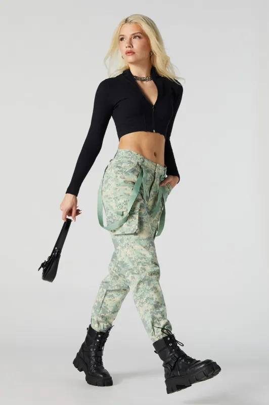 Camo Utility Cargo Jogger sold by Urban Planet