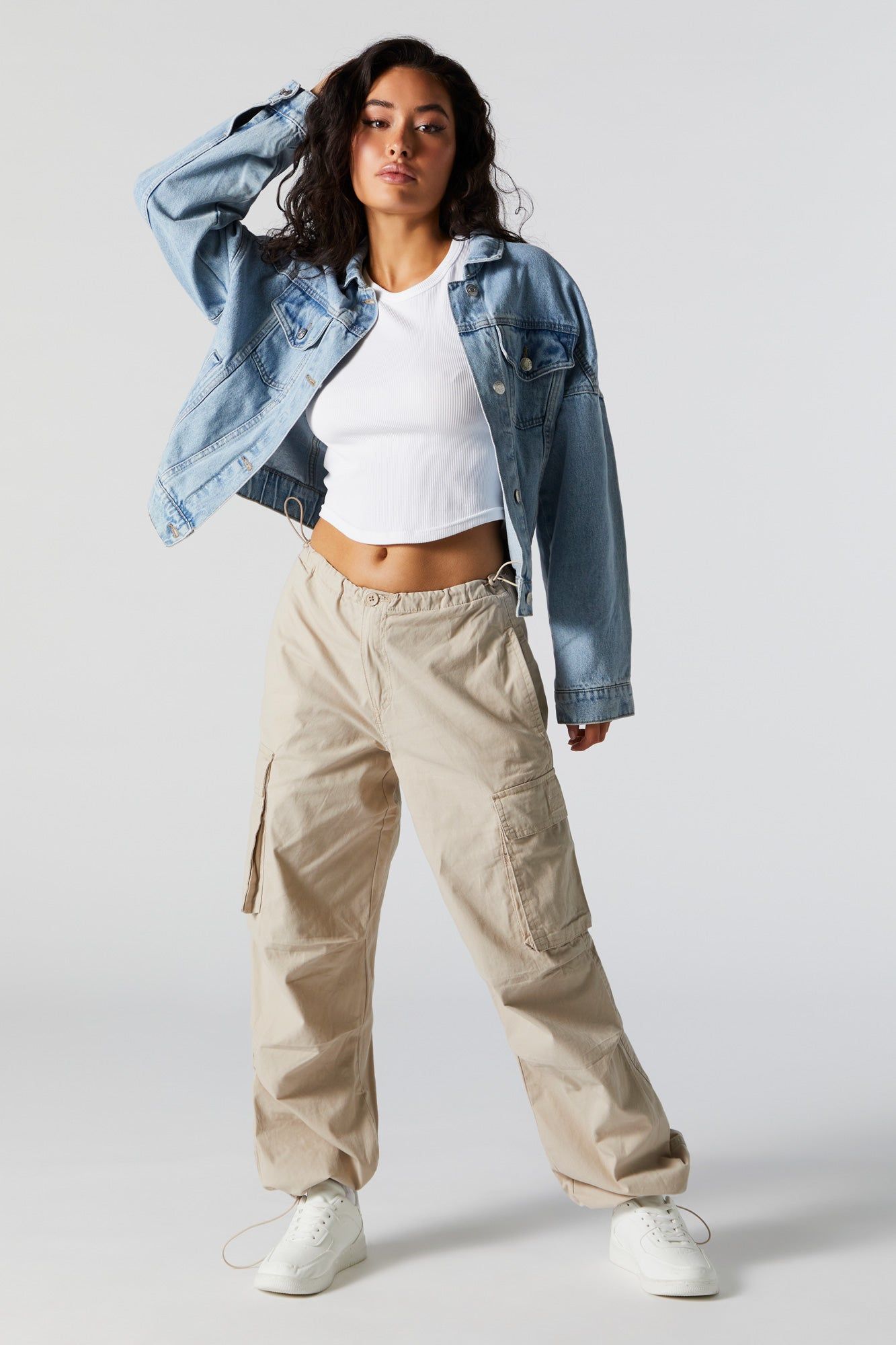 Canvas Cargo Parachute Pant sold by Urban Planet product image thumbnail 10