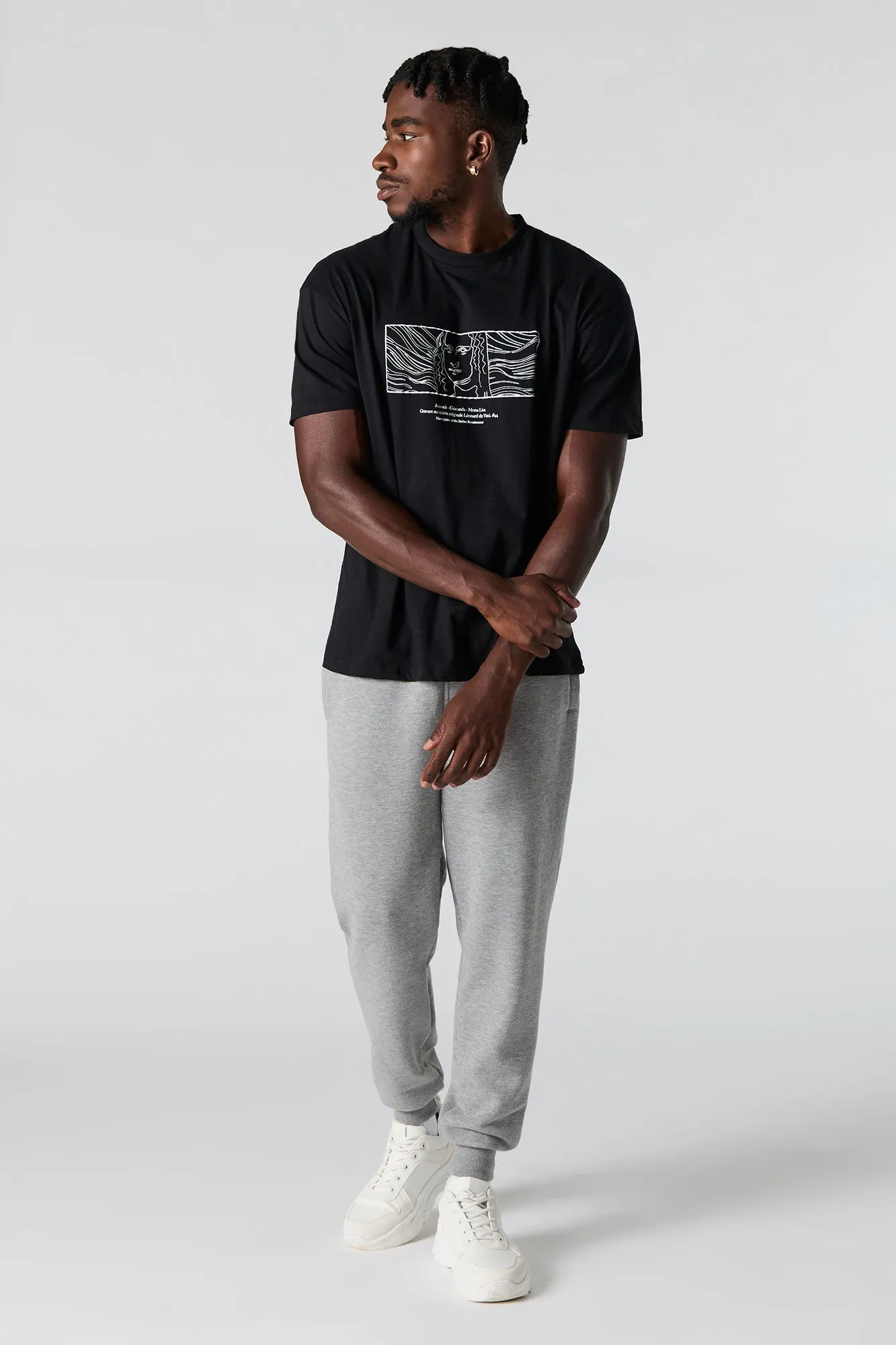 T-shirt à imprimé Mona Lisa sold by Urban Planet product image thumbnail 3