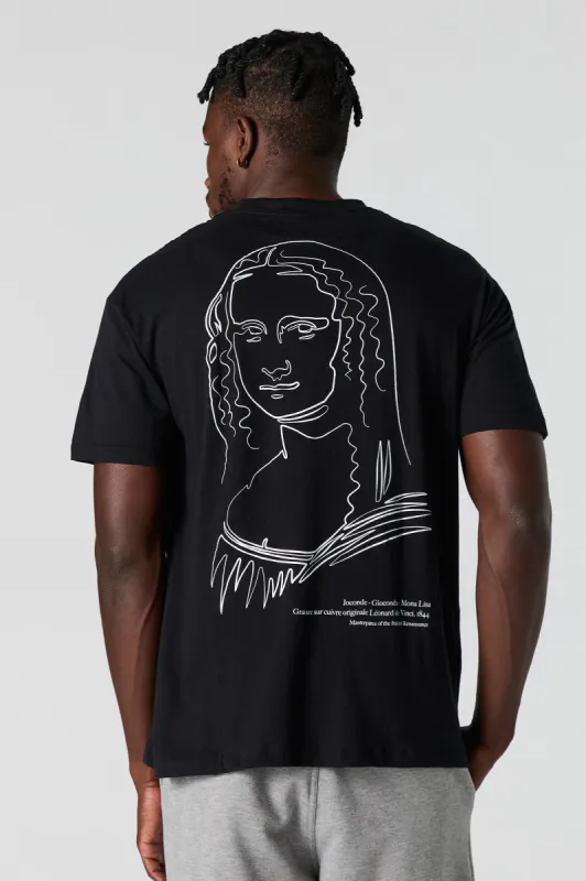 T-shirt à imprimé Mona Lisa sold by Urban Planet