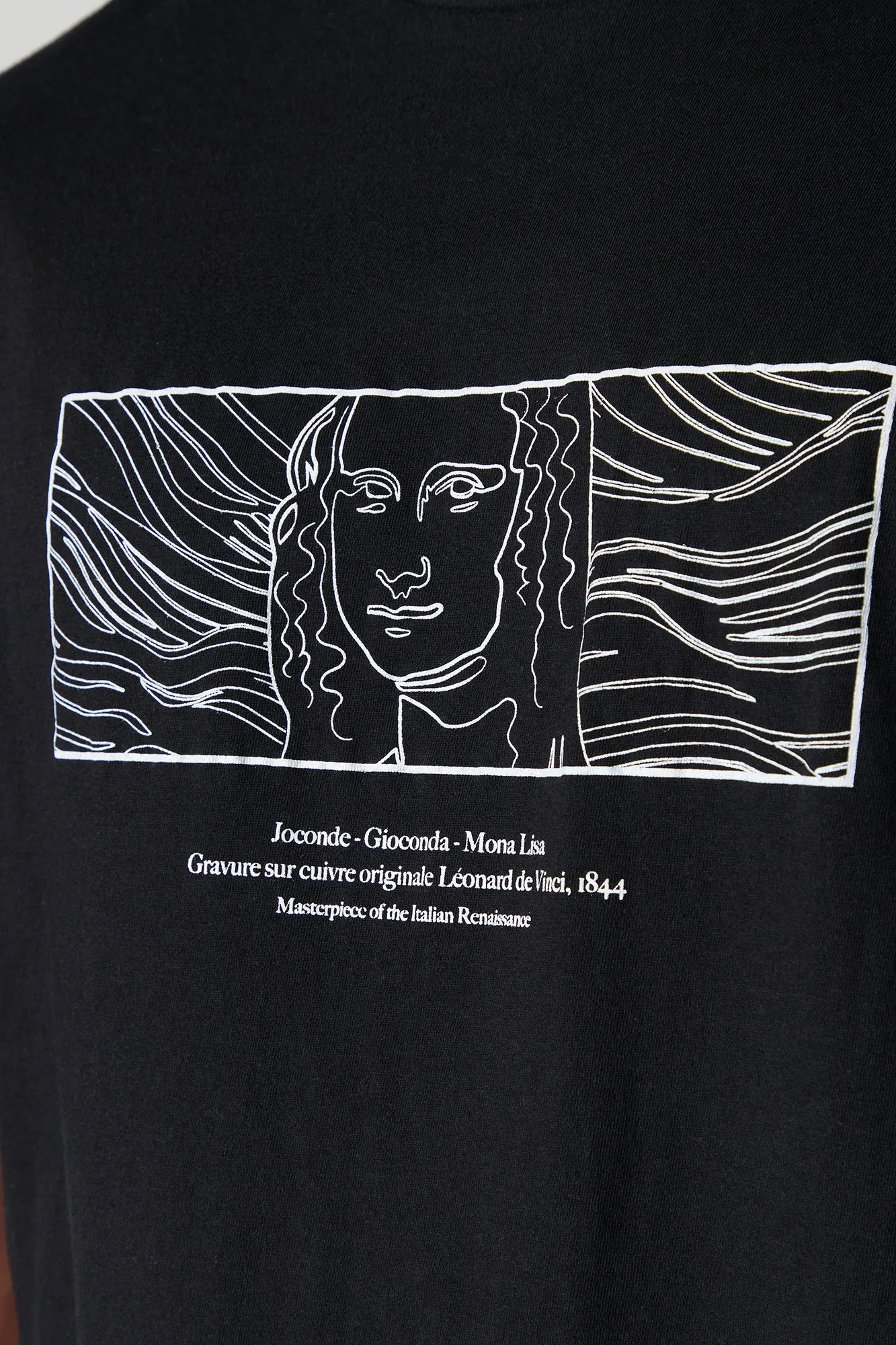 T-shirt à imprimé Mona Lisa sold by Urban Planet product image thumbnail 4