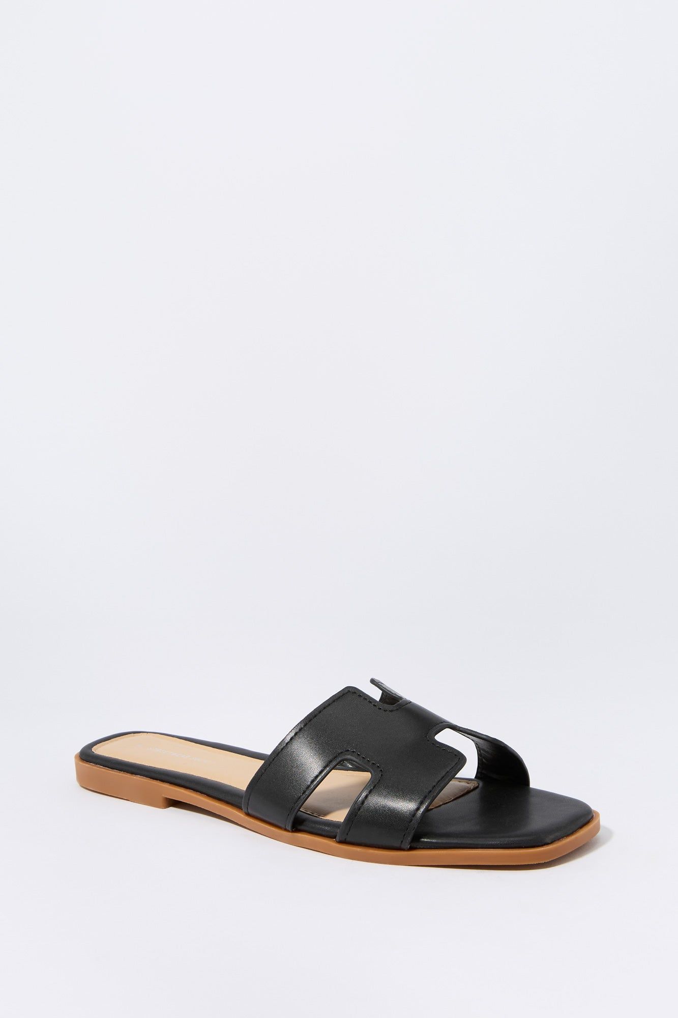 Faux Leather Slide Sandal sold by Urban Planet product image thumbnail 2
