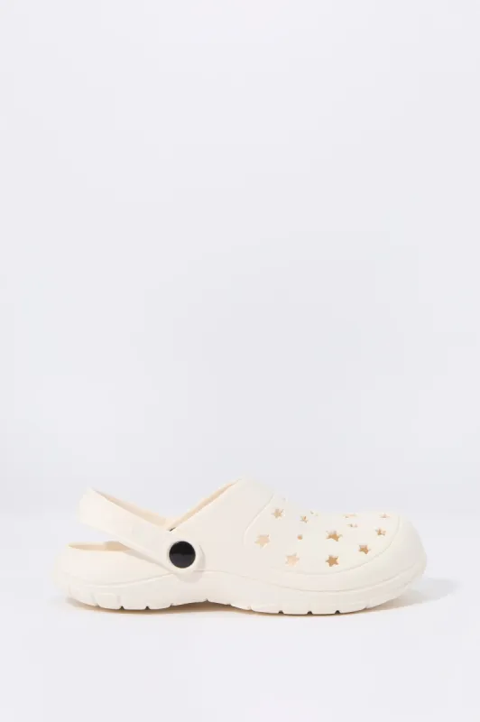 Girls Rubber Cut-Out Star Shoe sold by Urban Planet