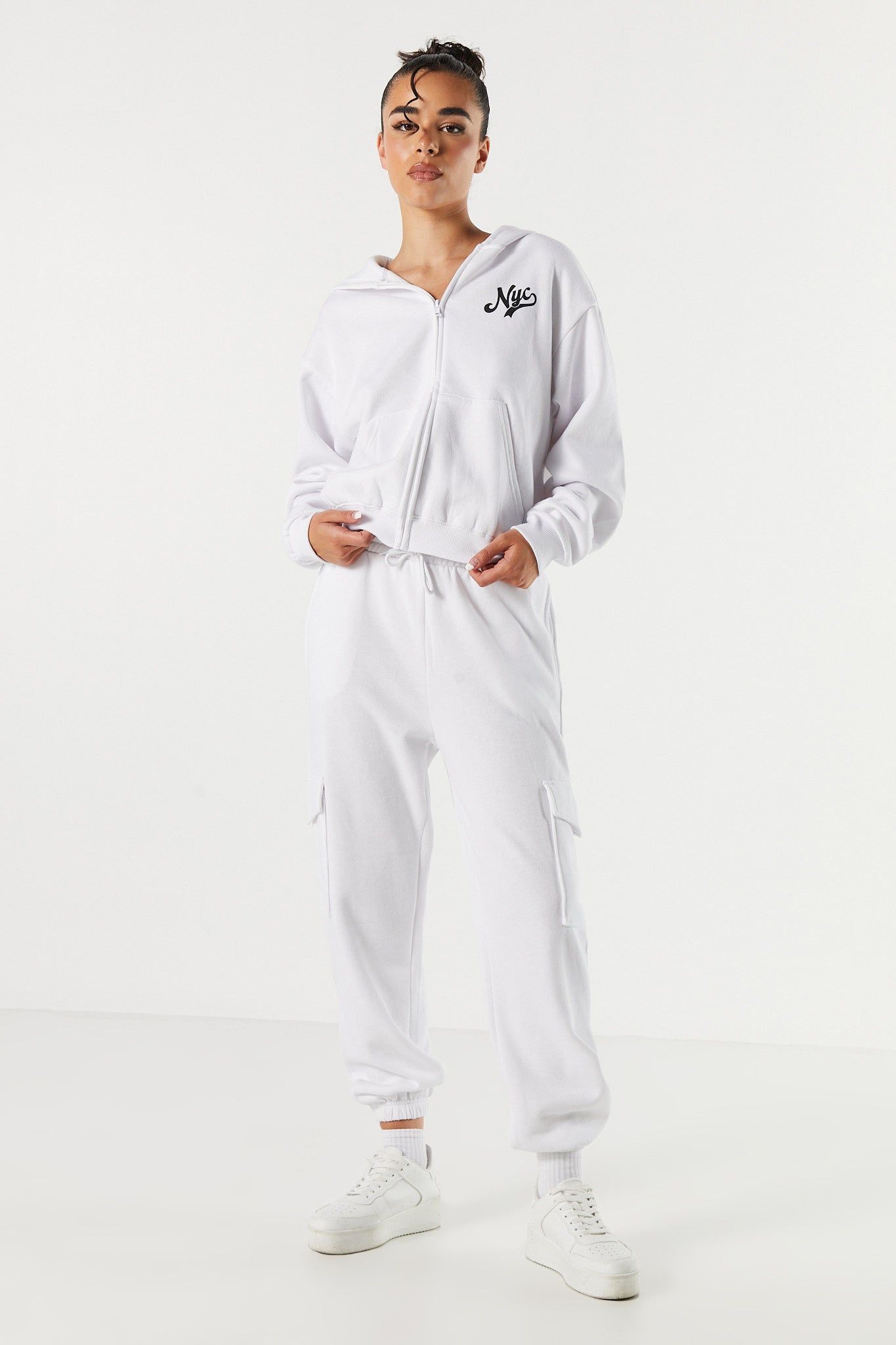 NYC Fleece Zip-Up Hoodie sold by Urban Planet product image thumbnail 3