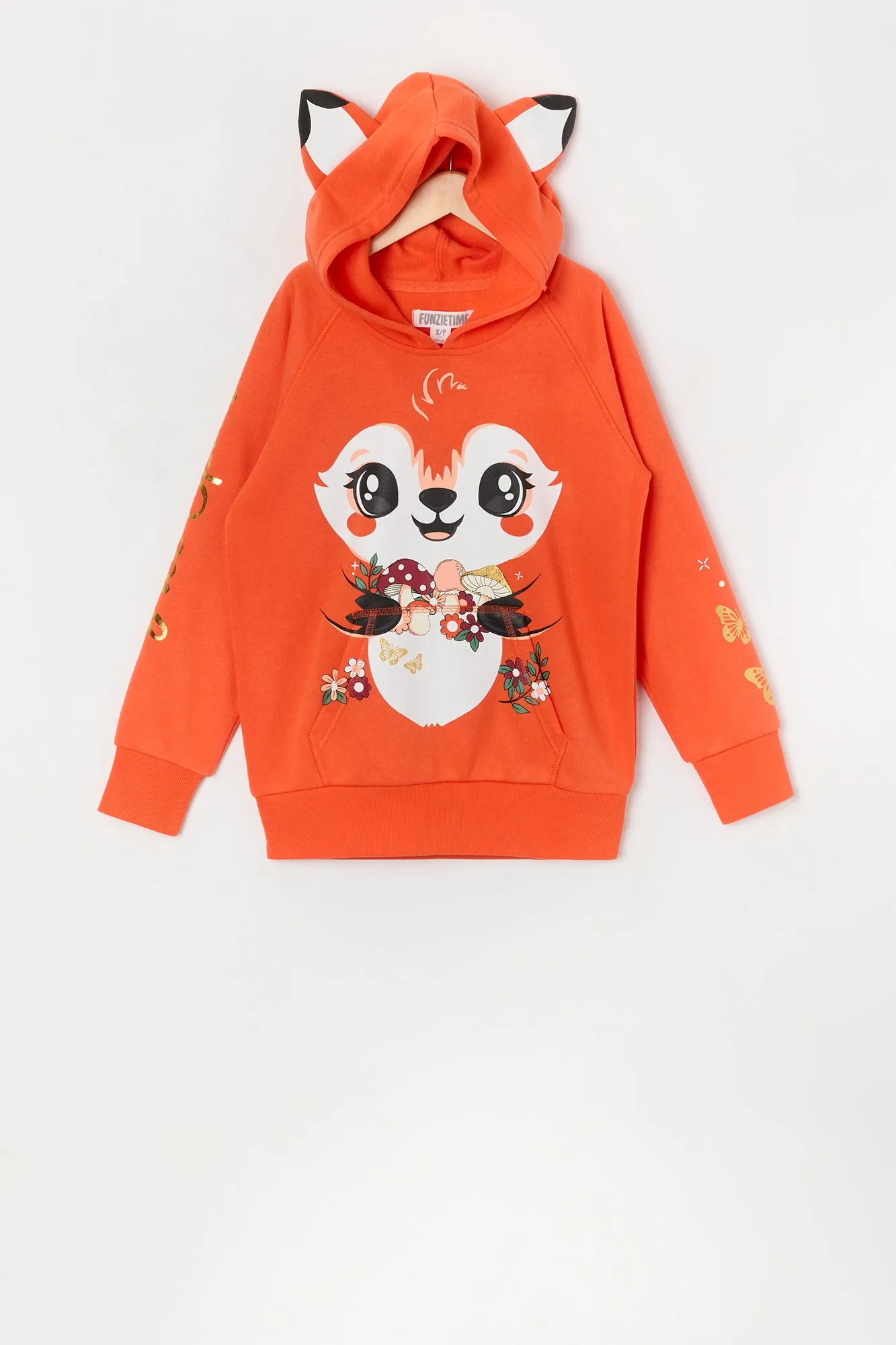 Haut à capuchon Champignon renard pour fille sold by Urban Planet