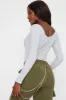 Lace-Up Long Sleeve Bodysuit sold by Urban Planet