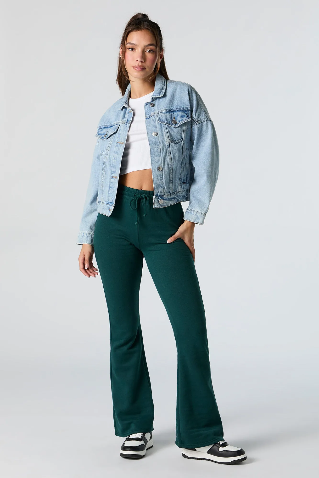 Fleece Flare Sweatpant sold by Urban Planet