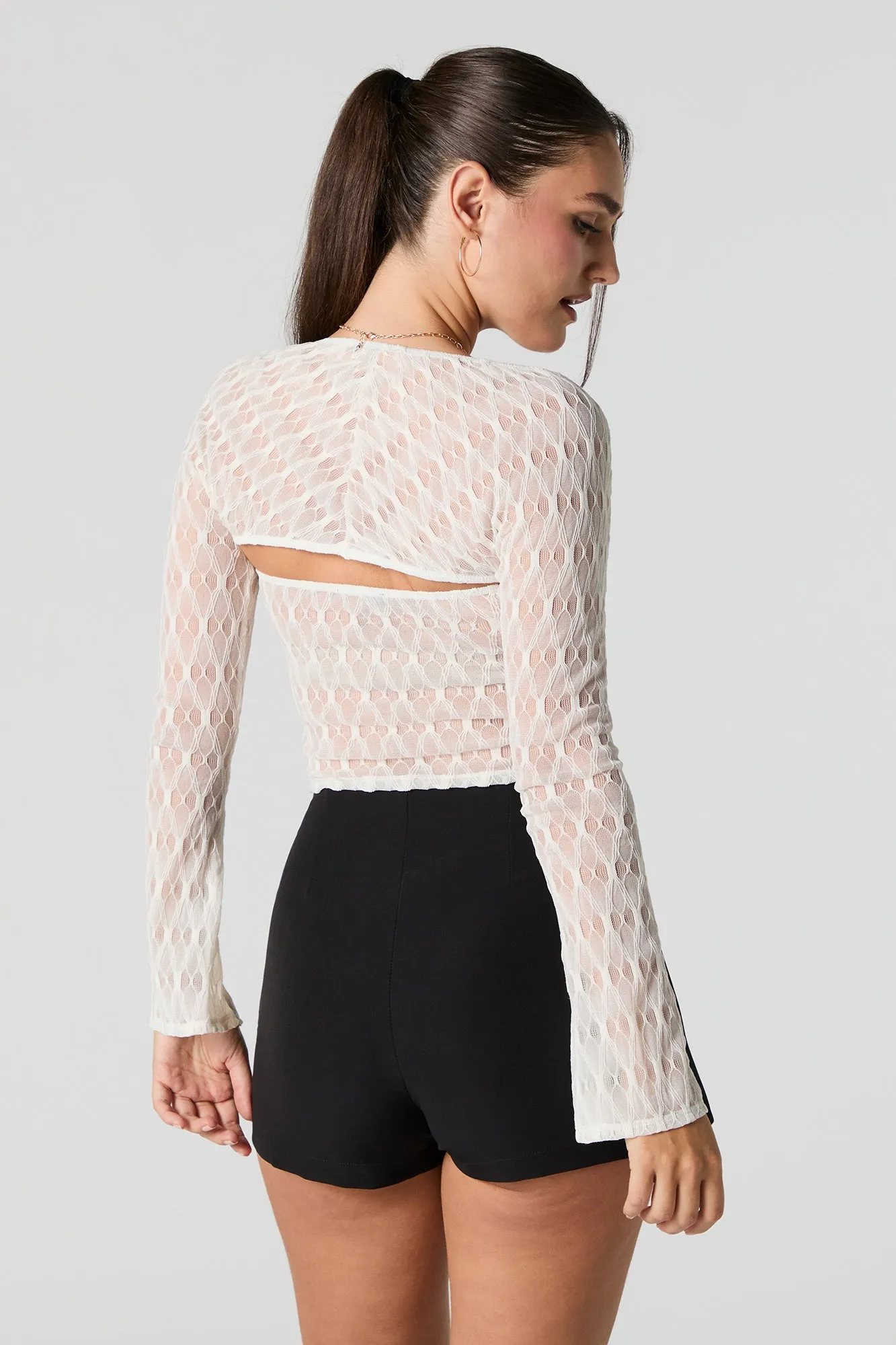 Ensemble avec haut tubulaire et boléro en dentelle sold by Urban Planet product image thumbnail 5