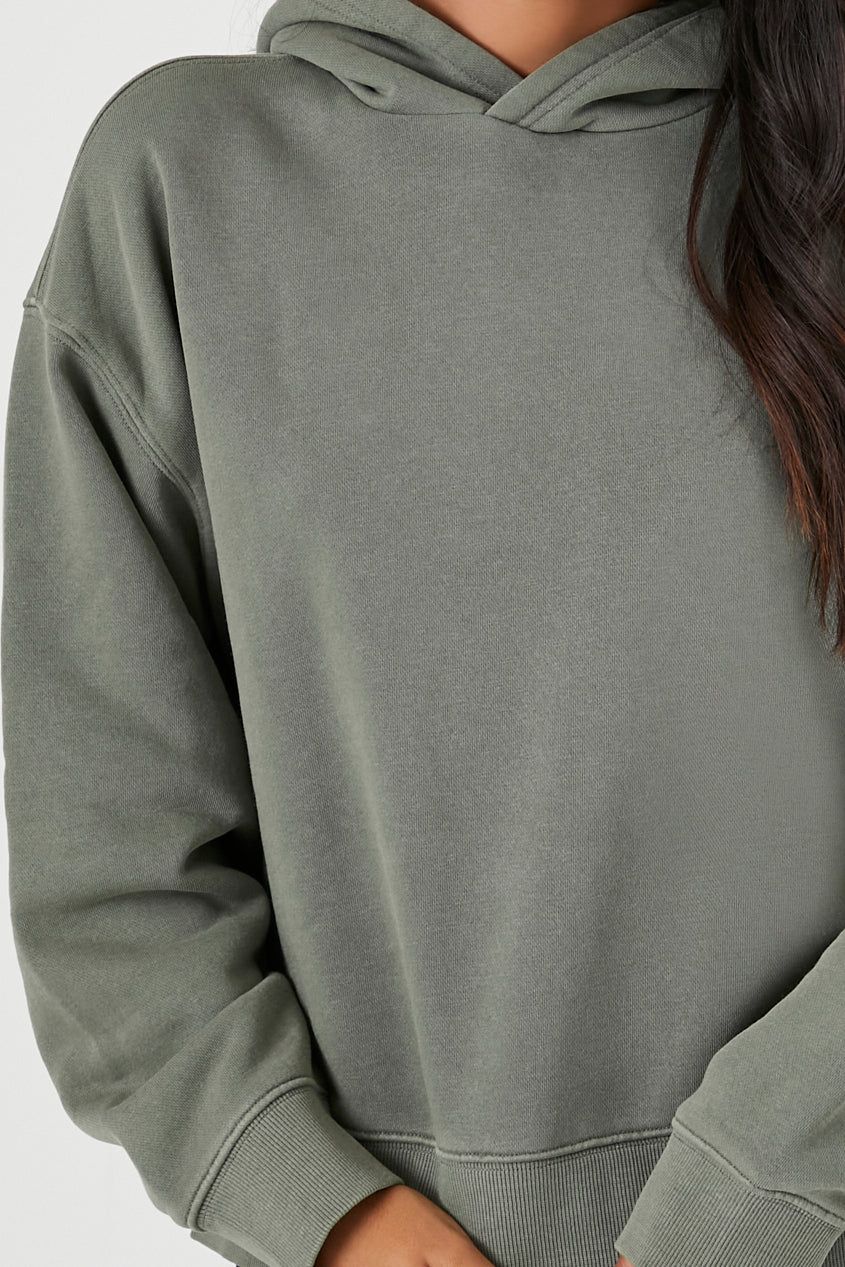 Solid Fleece Hoodie sold by Urban Planet product image thumbnail 5