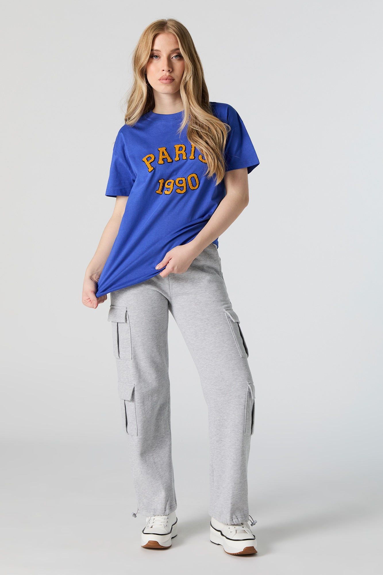 Paris Chenille Embroidered T-Shirt sold by Urban Planet product image thumbnail 3