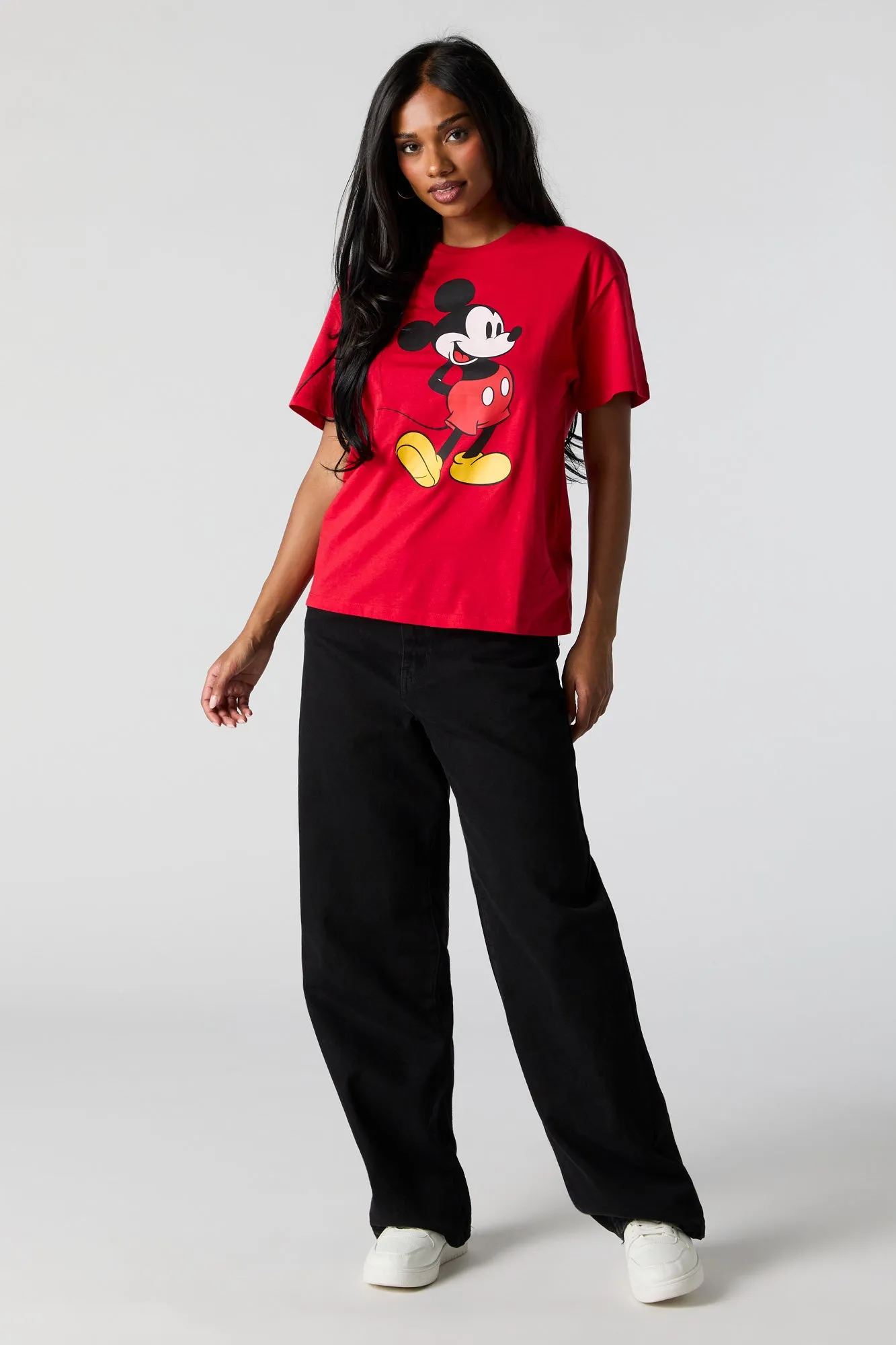 Mickey Mouse Graphic Boyfriend T-Shirt sold by Urban Planet product image thumbnail 3