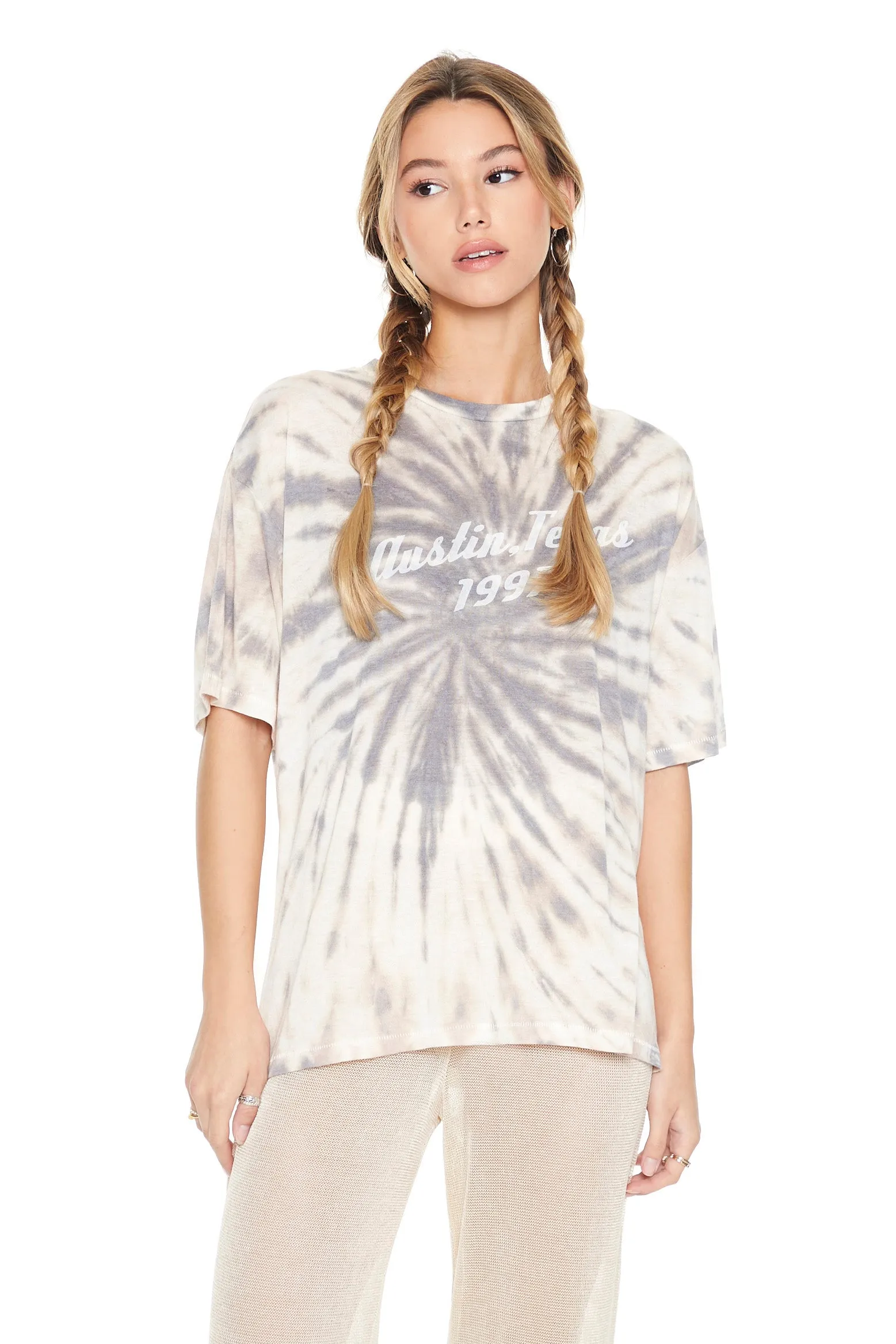 Austin Texas Graphic Tie-Dye T-Shirt sold by Urban Planet