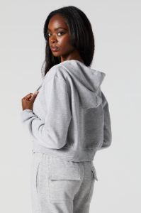 Fleece Zip-Up Hoodie sold by Urban Planet
