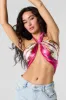 Regal Chain Link Print Satin Multiway Scarf sold by Urban Planet