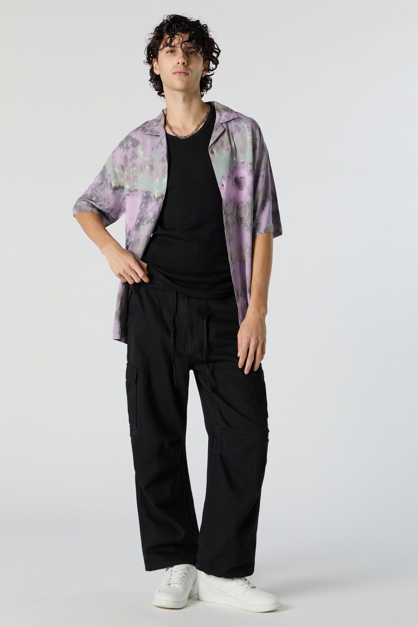 Haut boutonné avec motif aquarelle sold by Urban Planet product image thumbnail 3