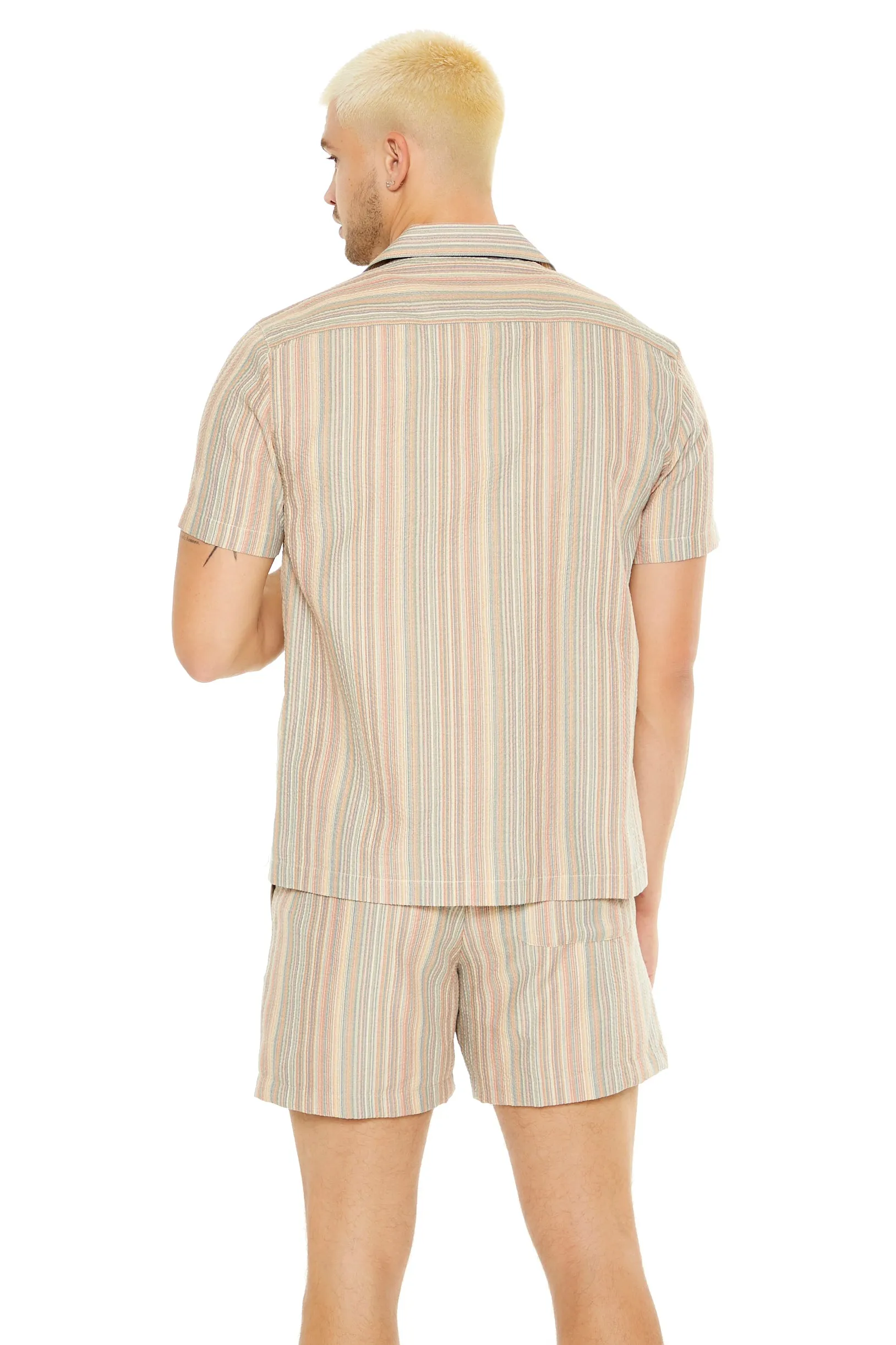 Haut boutonné texturé rayé sold by Urban Planet product image thumbnail 2