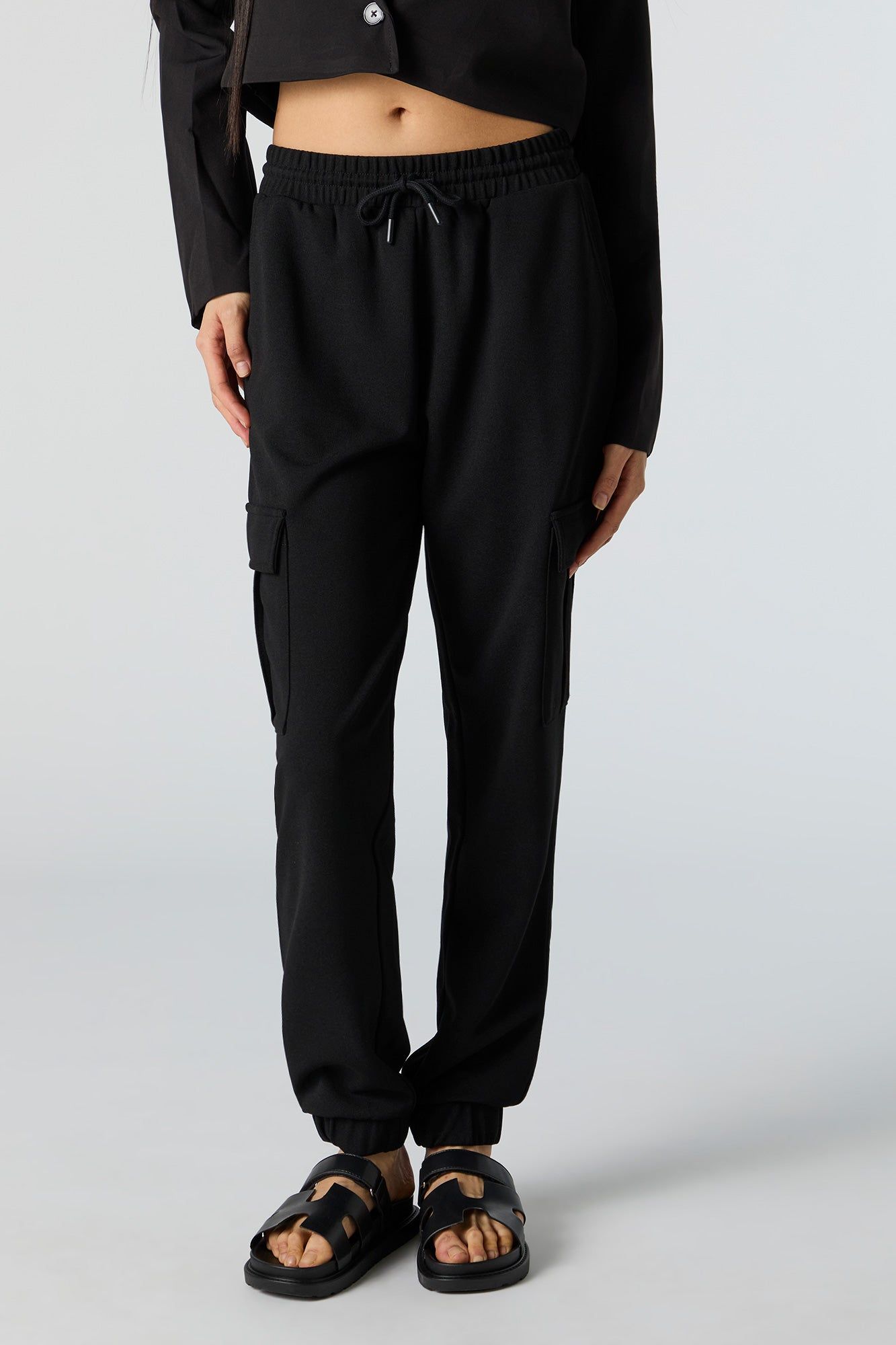 Jogger cargo en crêpe sold by Urban Planet product image thumbnail 5