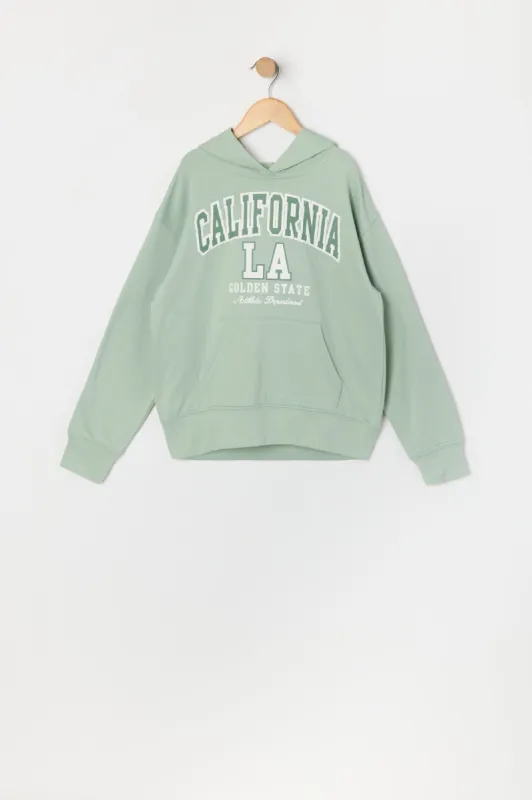 Girls Graphic Fleece Hoodie sold by Urban Planet