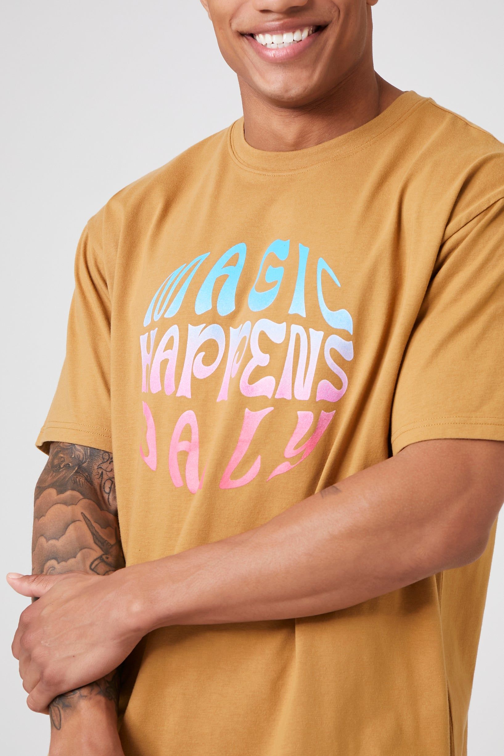 Magic Happens Graphic T-Shirt sold by Urban Planet product image thumbnail 6