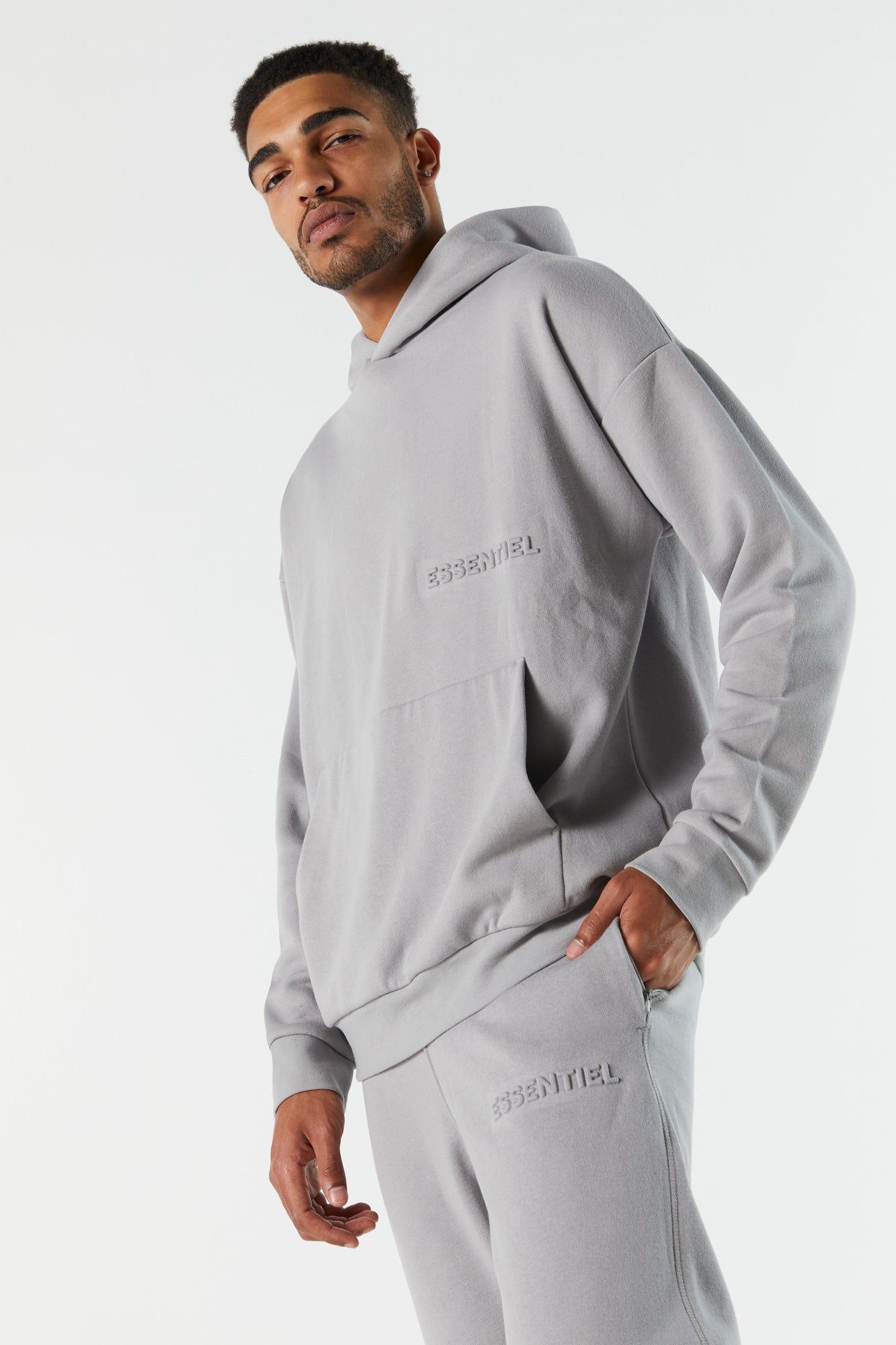 Haut à capuchon en molleton essentiel embossé sold by Urban Planet product image thumbnail 8